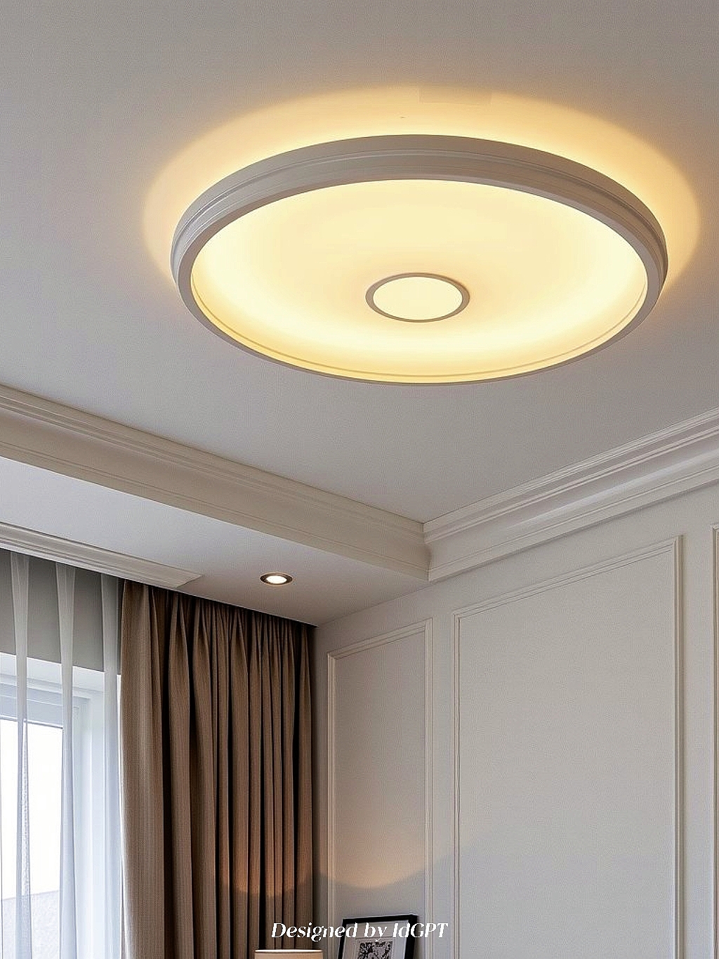 AIGC, AI, furniture, home, bedroom ceiling lamp，