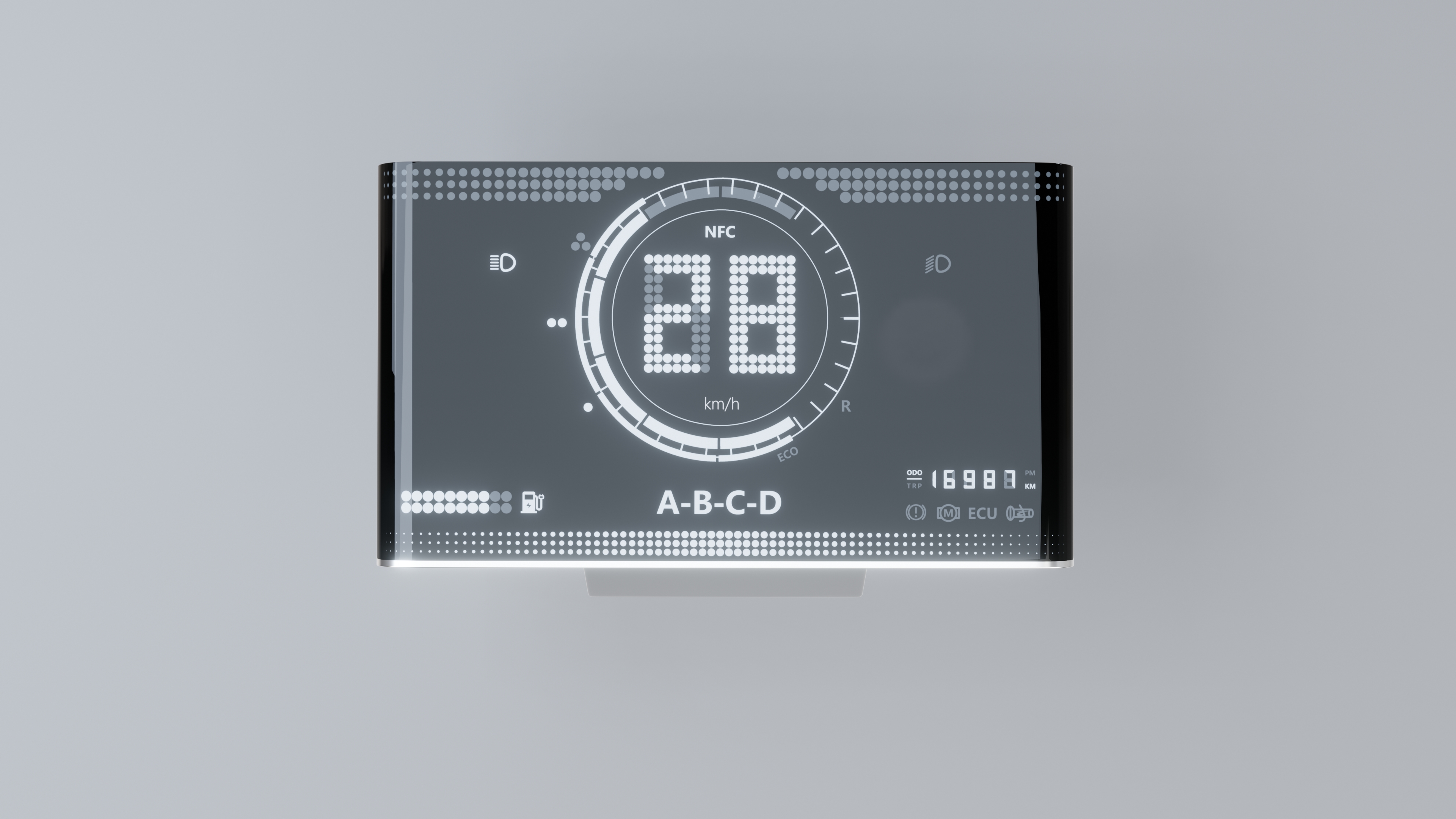 Electric vehicle dashboard，