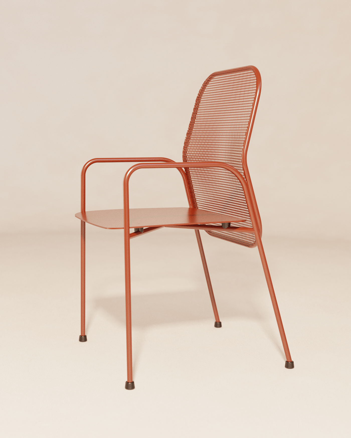 Metal mesh，Outdoor Dining Chair，grace，Minimalism，