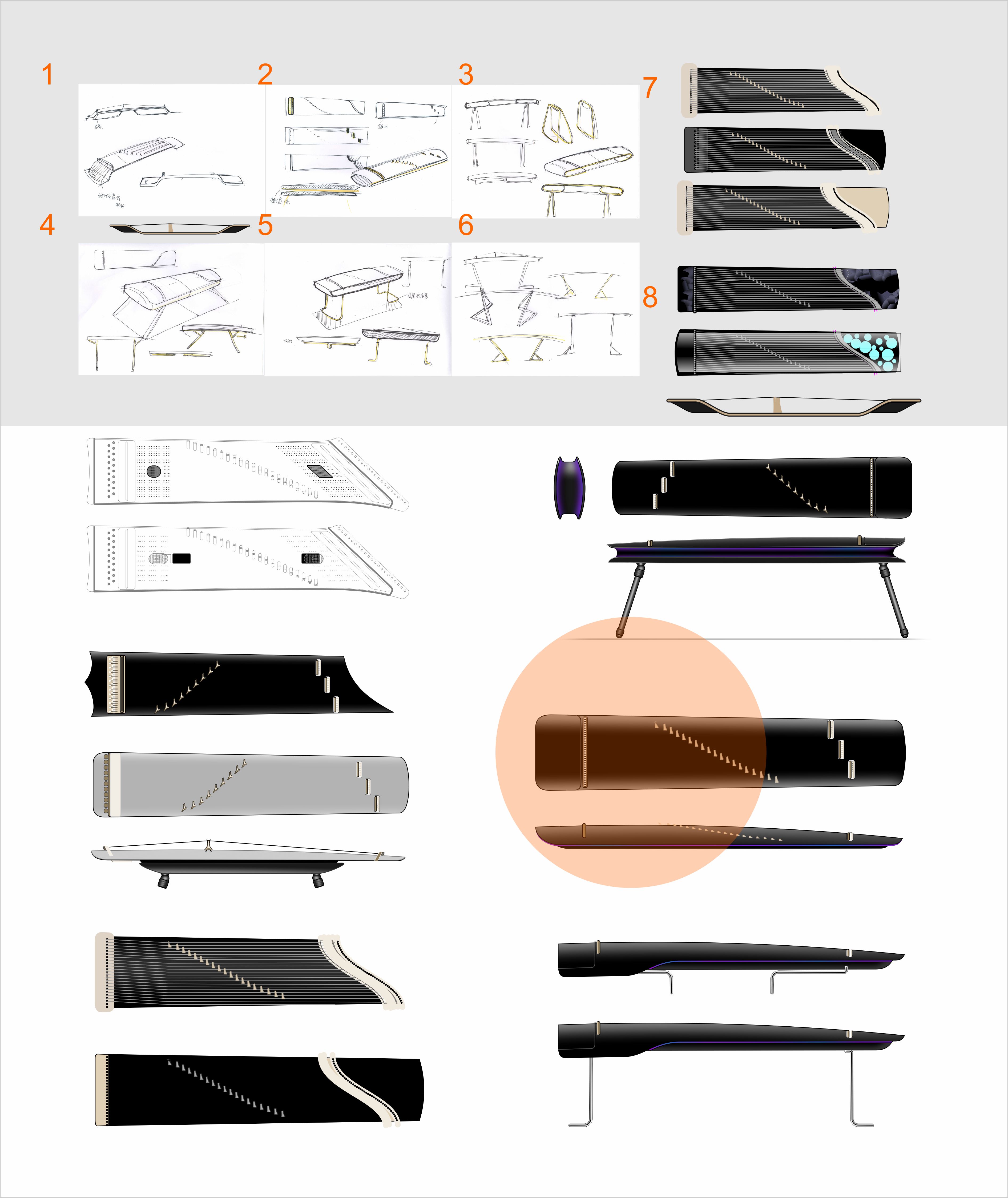 Electronic Guzheng，guzheng，Musical instrument design，Electric Zheng，Electronic Guzheng，guzheng，Musical instrument design，Electric Zheng，