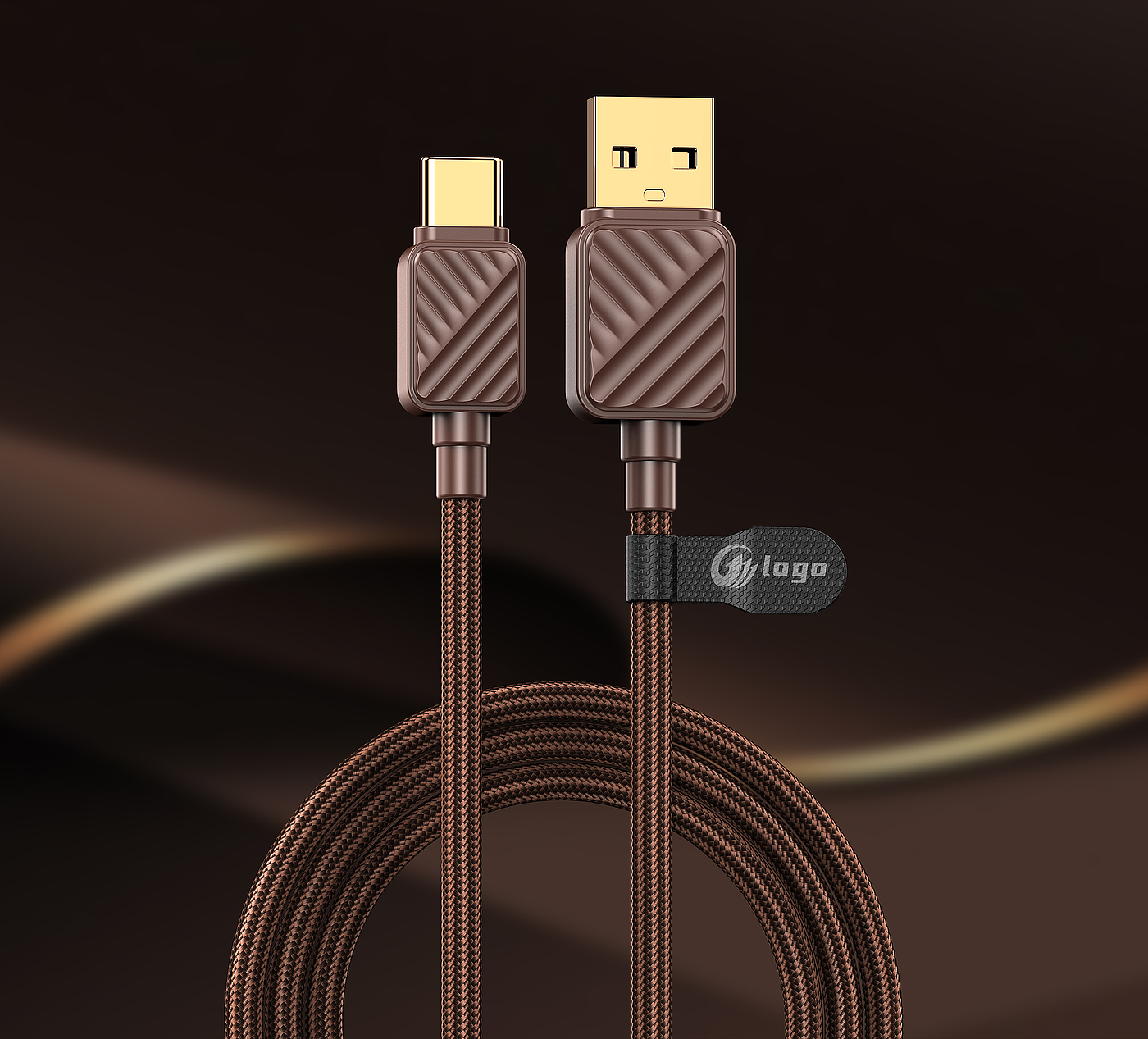 Data line, chocolate color, charging line, pd fast charging，