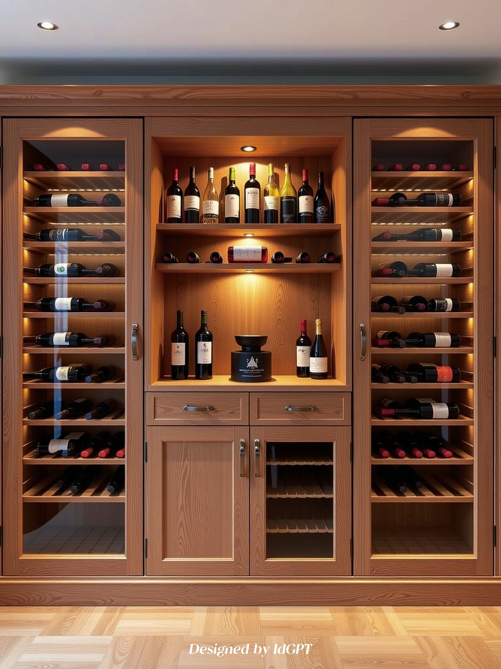 AIGC, AI, Furniture Home, Wine Cabinet，