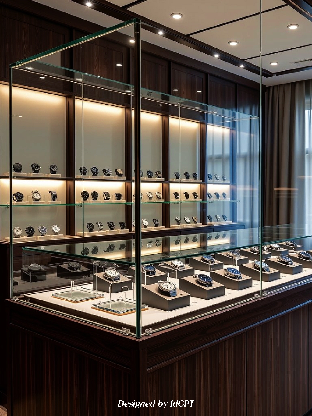 AIGC, AI, Furniture Home, Watch Showcase，