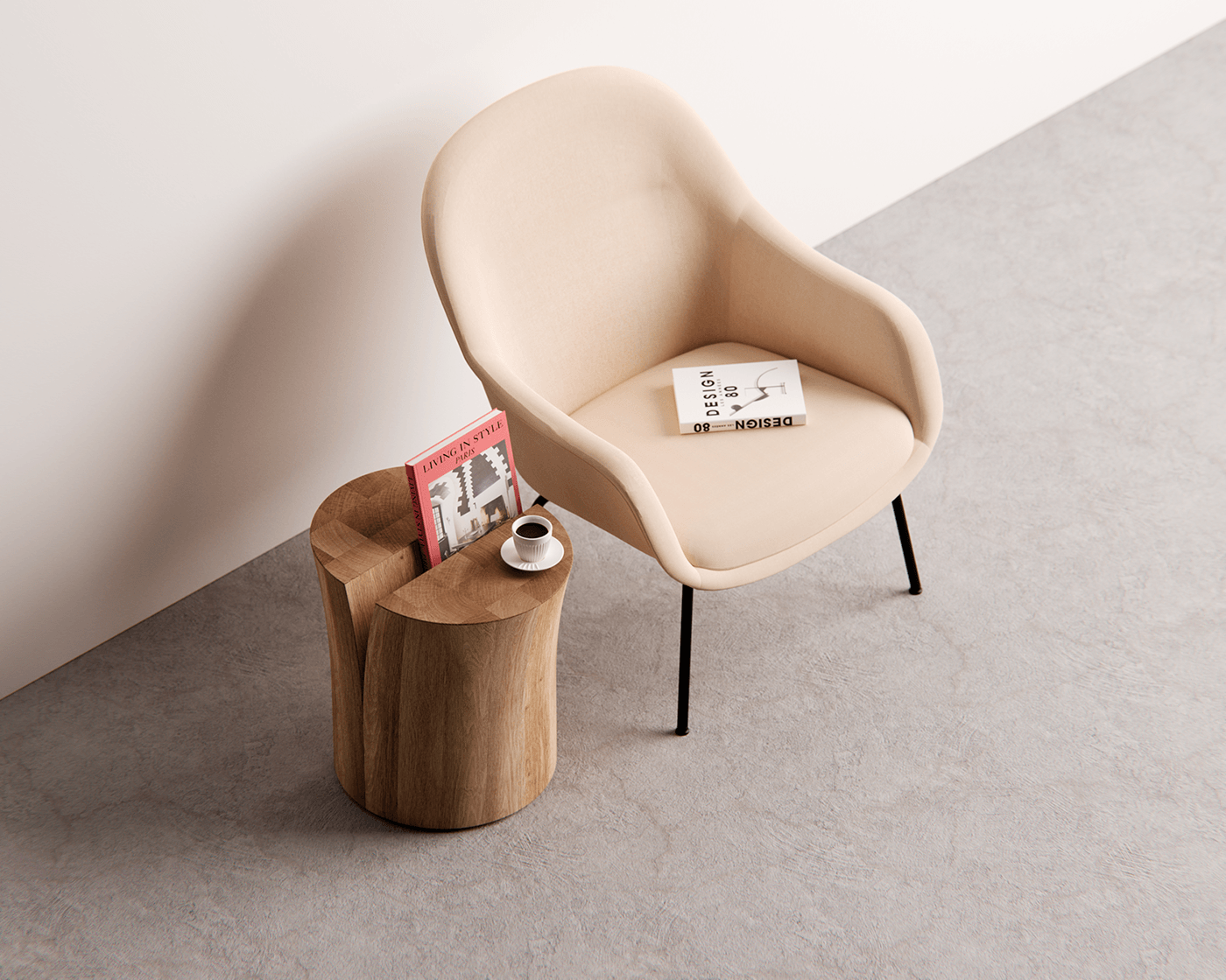 Creative home，space，Side table，split type，Cleave，