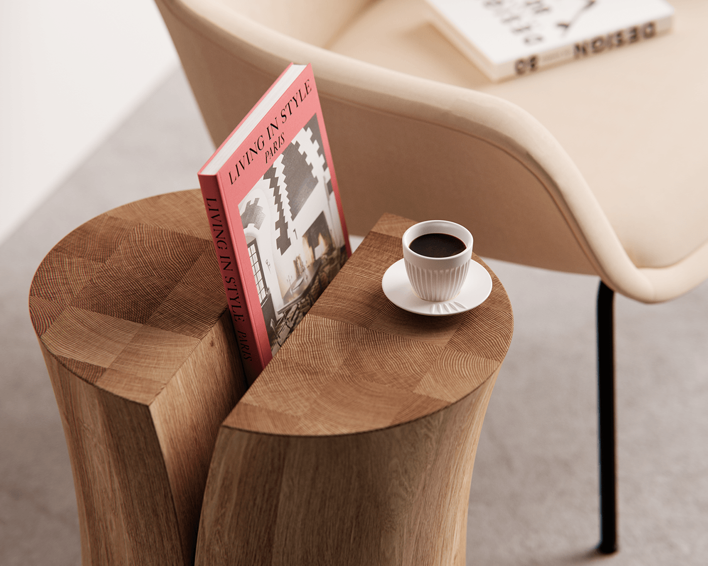 Creative home，space，Side table，split type，Cleave，