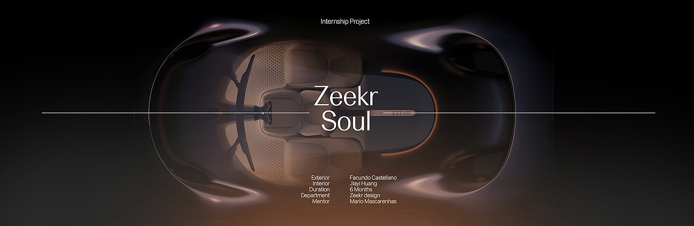 Zeekr Soul，Internship Project，extremely krypton，Innovative design，