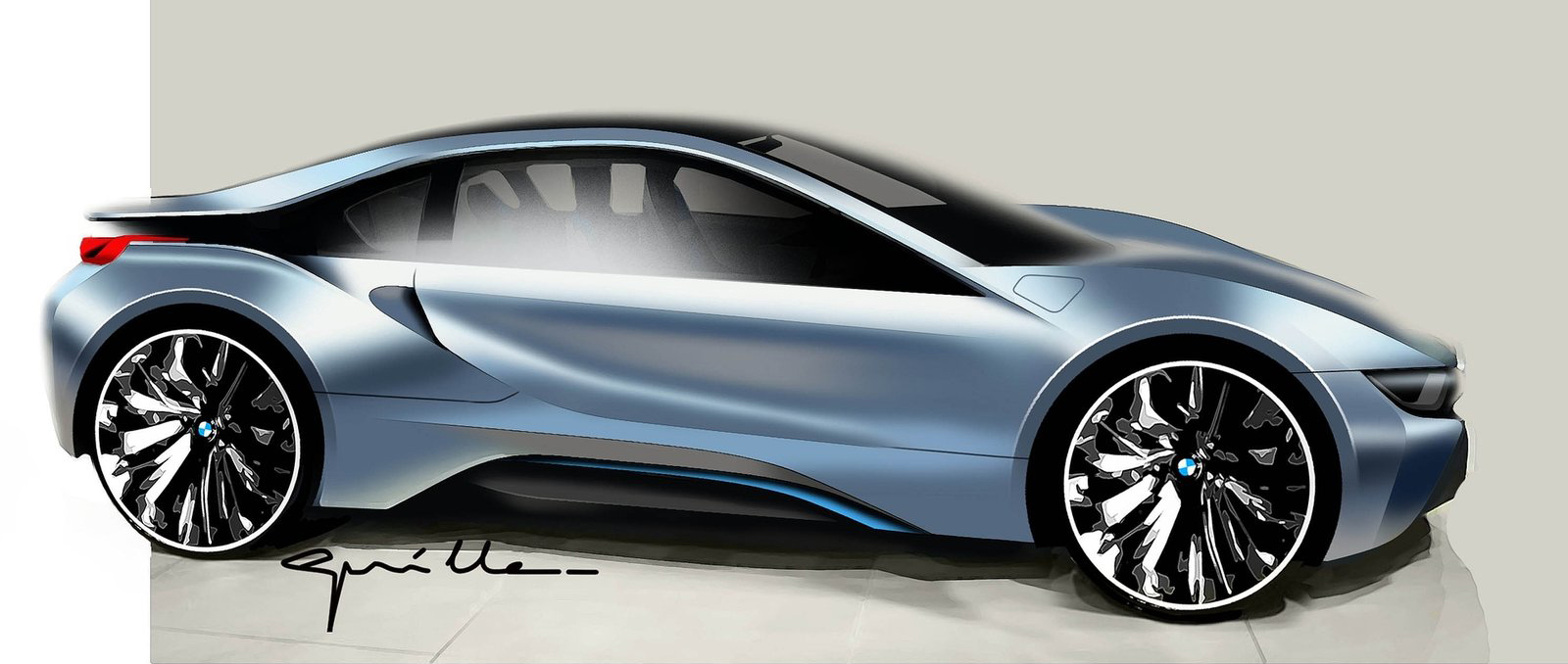 industrial design，Automobile design，bmw，conceptual design，Hand drawn，