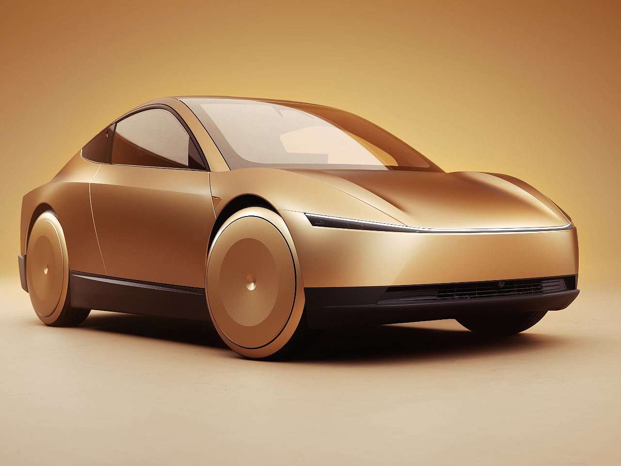 streamline，aerodynamics，Tesla，Cybercab，Urban transportation，