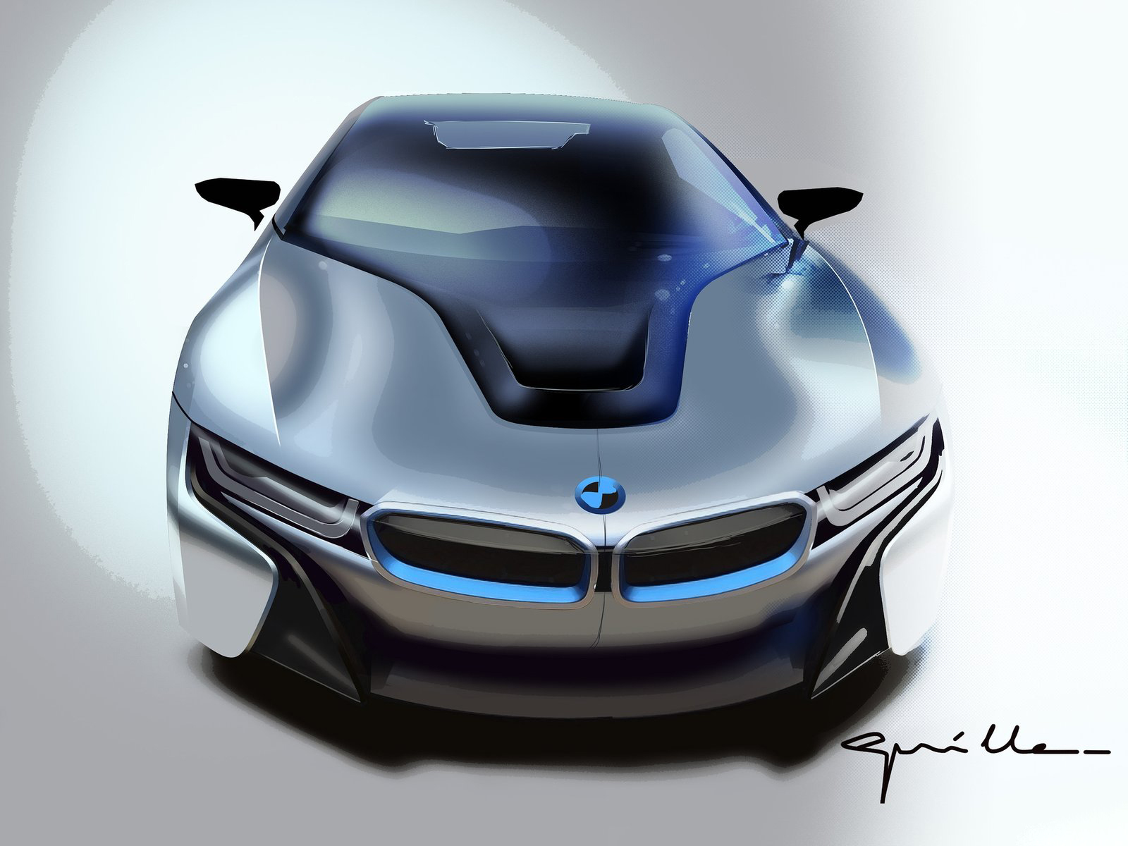 industrial design，Automobile design，bmw，conceptual design，Hand drawn，