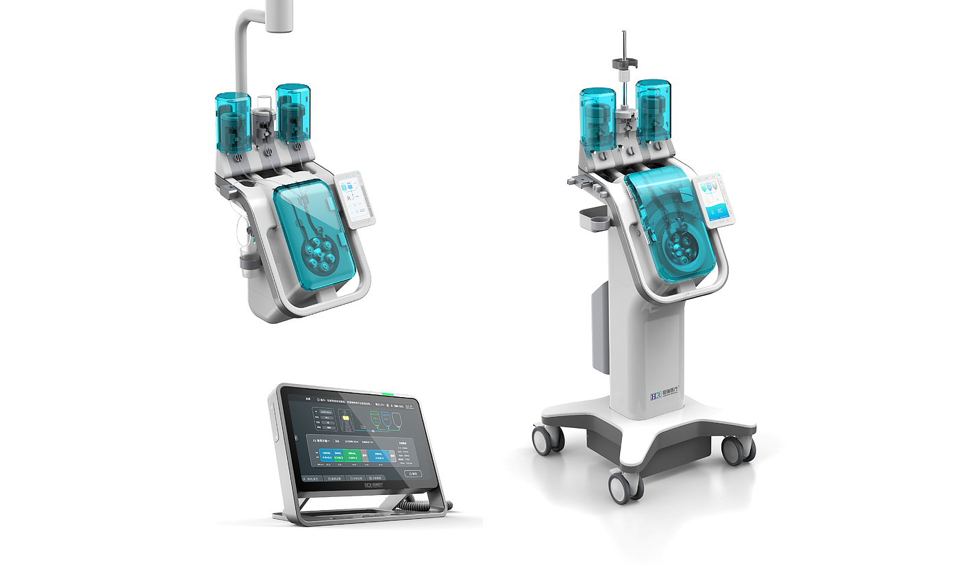 Medical product design，Medical trolley design，High-end medical，industrial design，