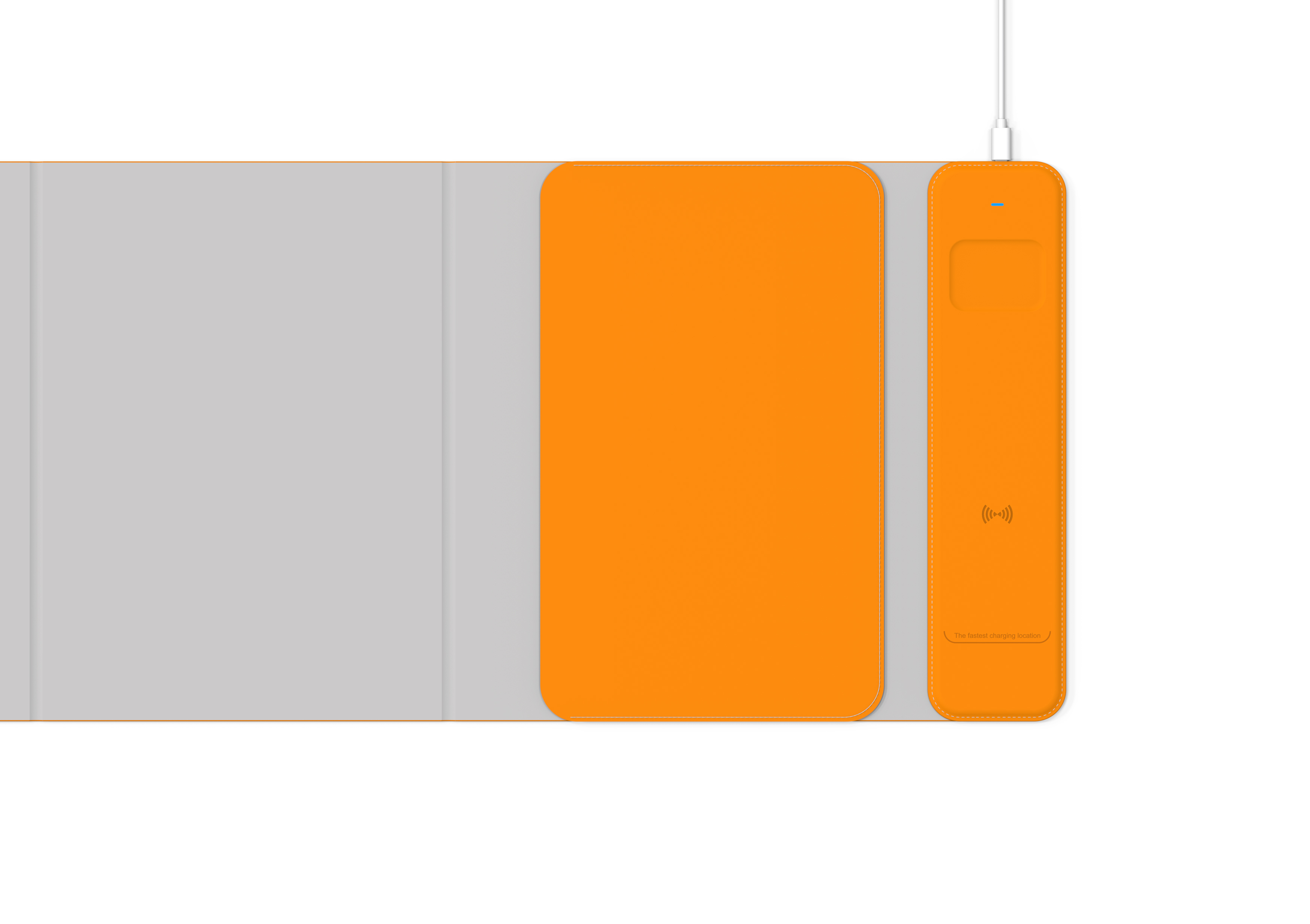 Mouse Pad Wireless Charger，