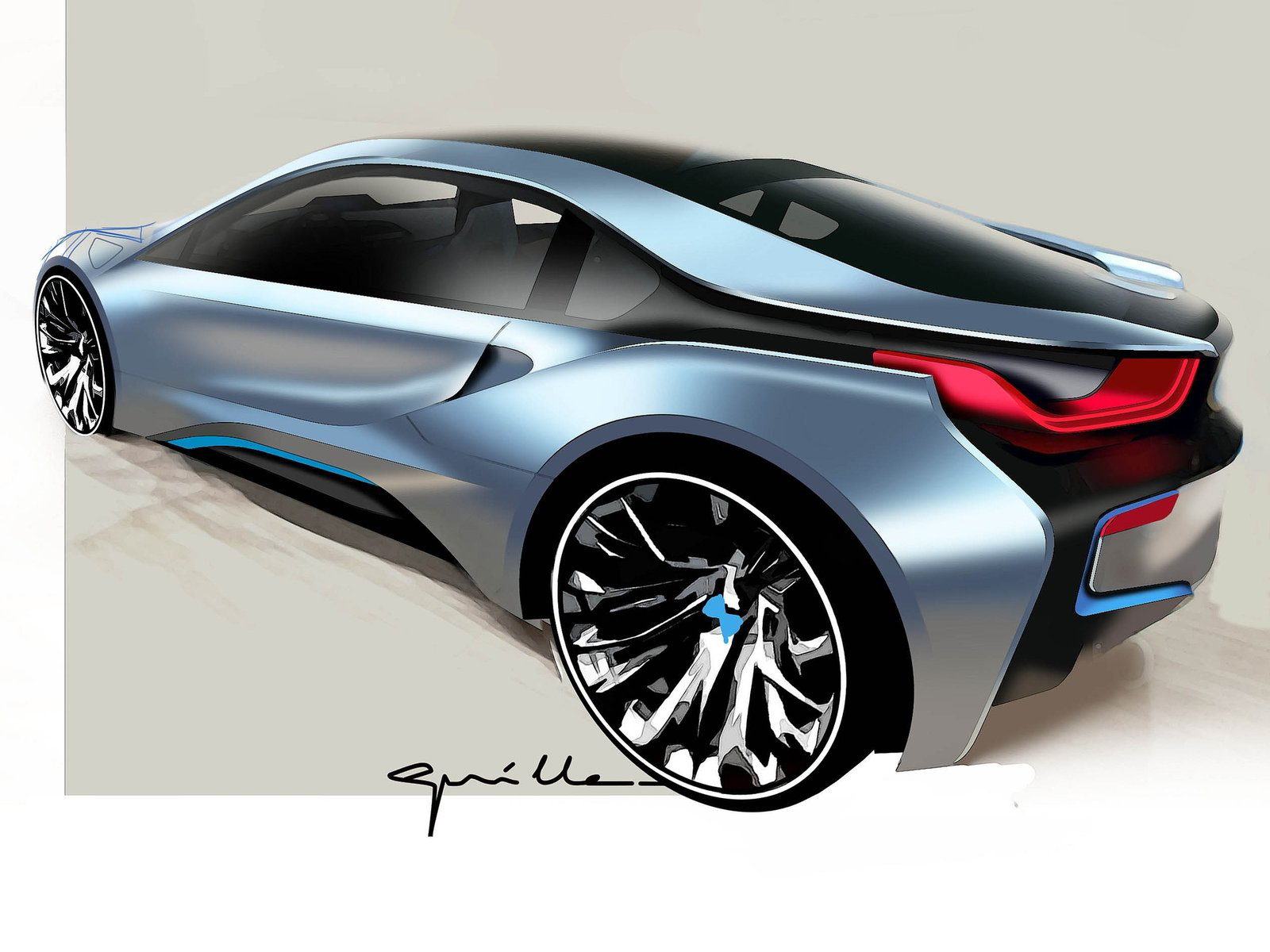 industrial design，Automobile design，bmw，conceptual design，Hand drawn，