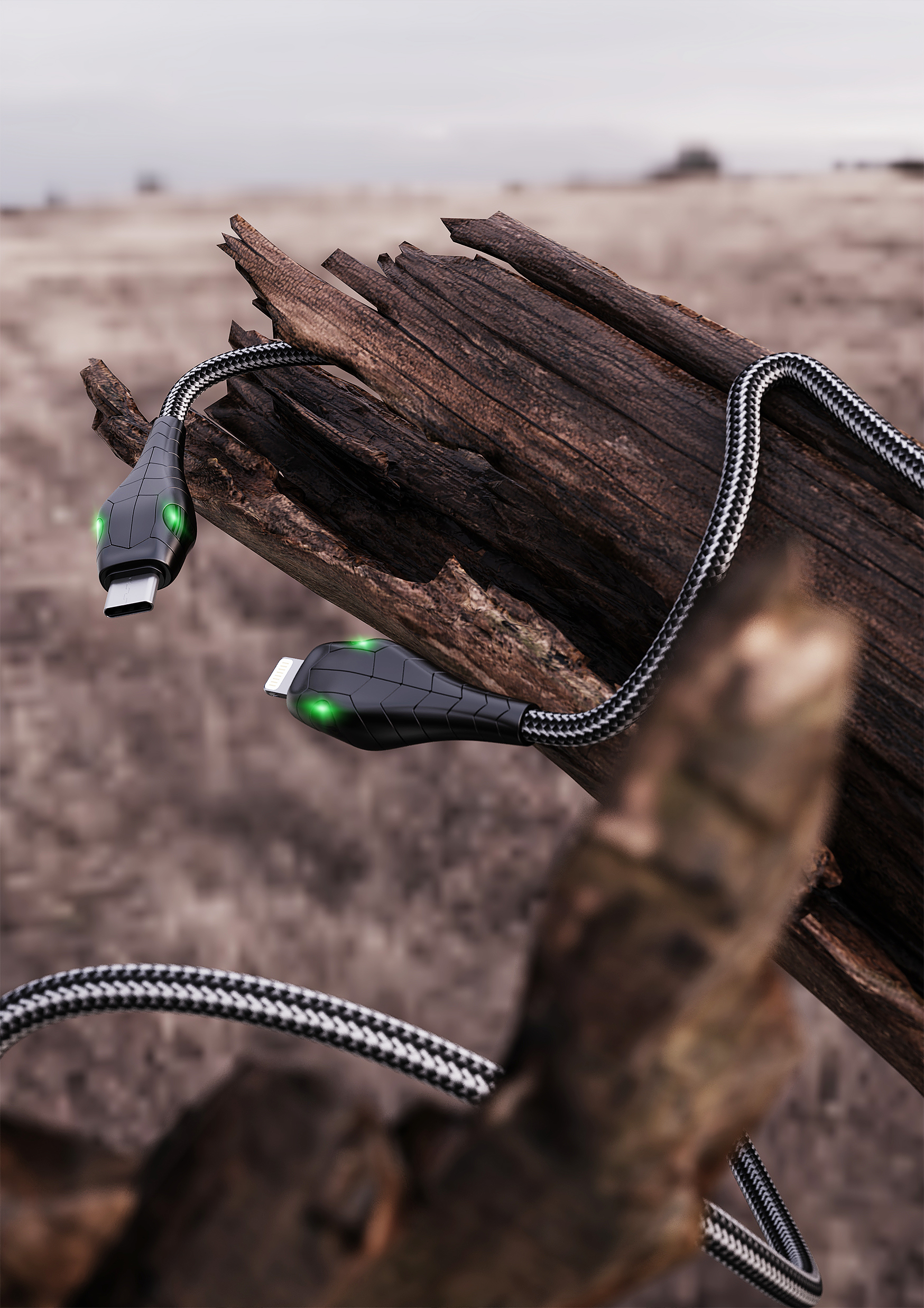 Data line, charging line, cobra shape，