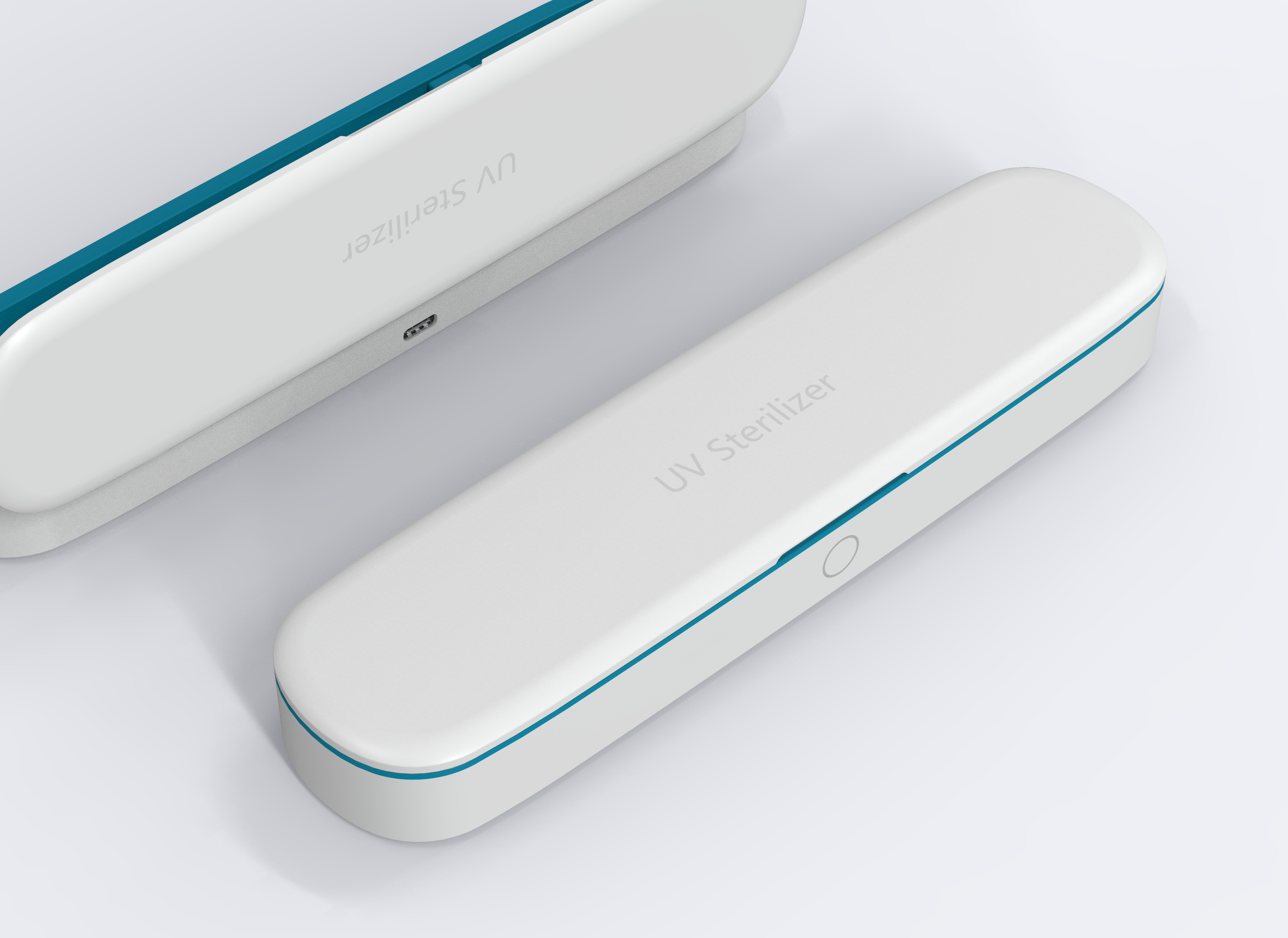 Intelligent toothbrush disinfection box，