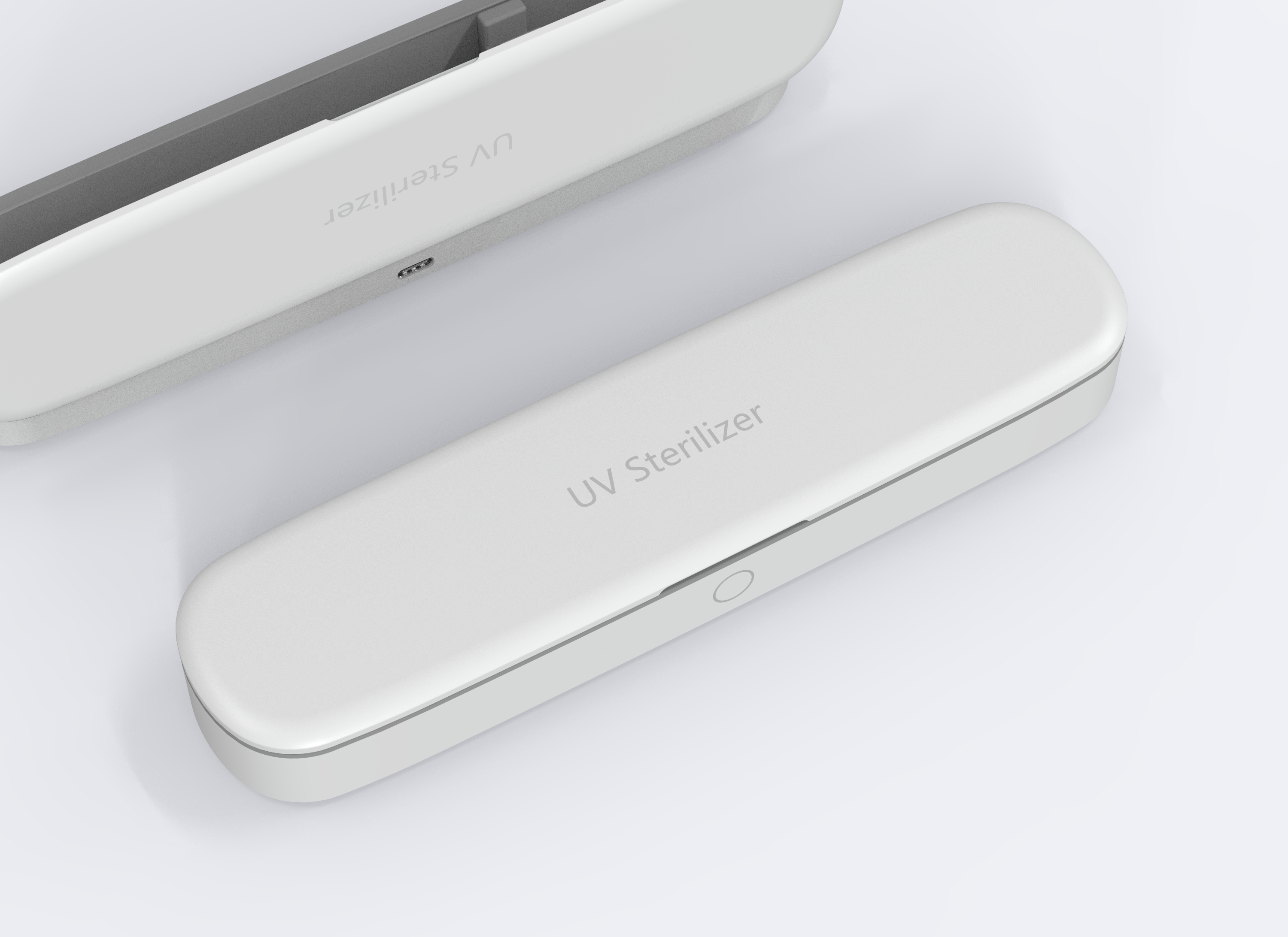 Intelligent toothbrush disinfection box，