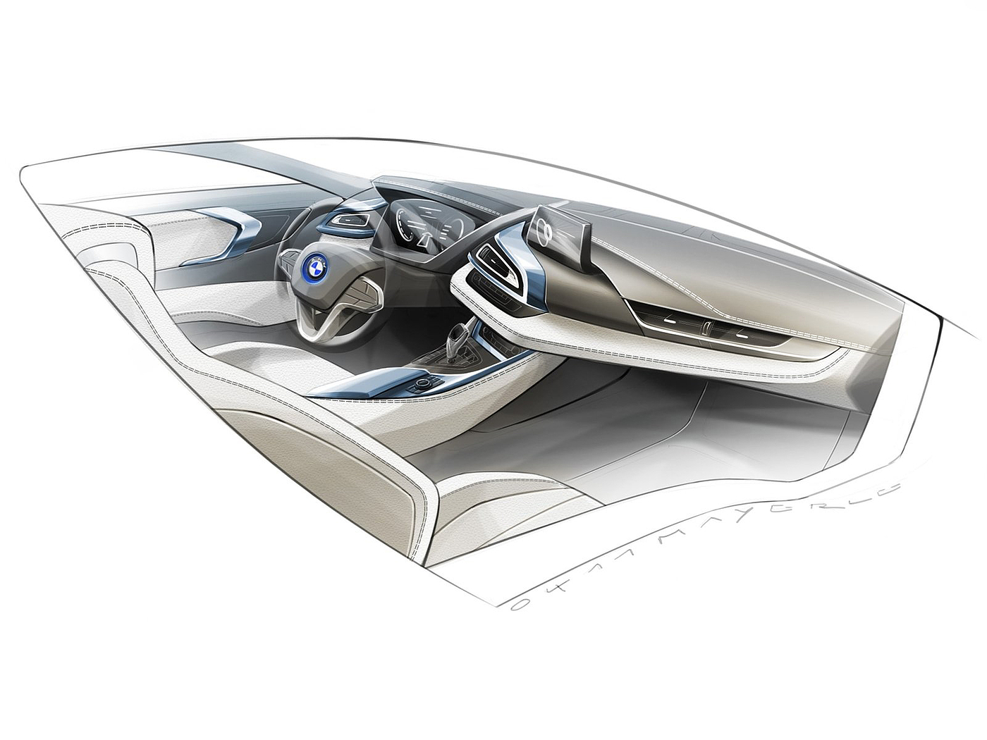 industrial design，Automobile design，bmw，conceptual design，Hand drawn，