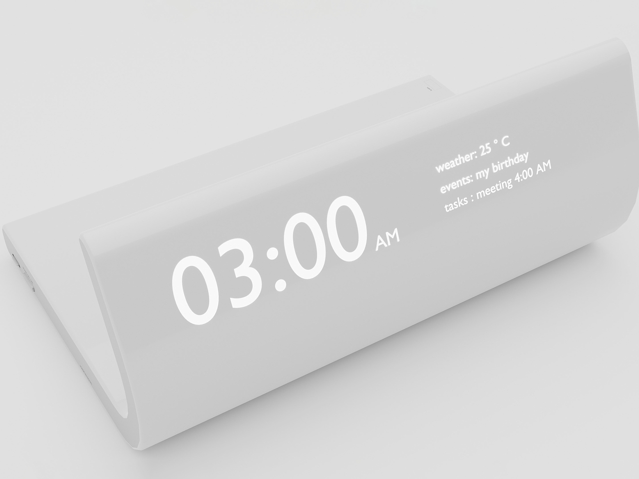 Digital clock，Charger，Wireless design，