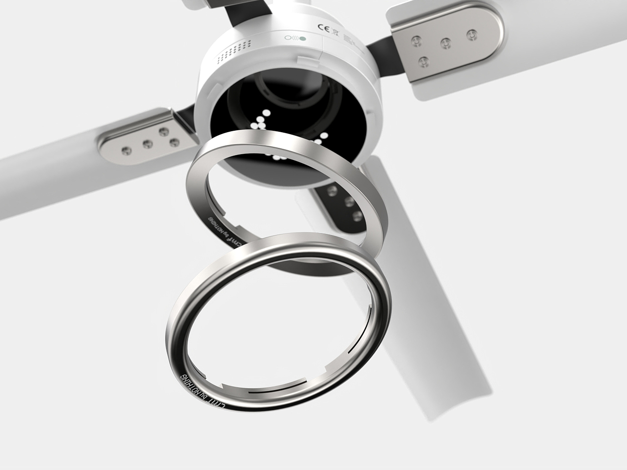 Interaction design，modularization，Intelligent ceiling fan，cmf，