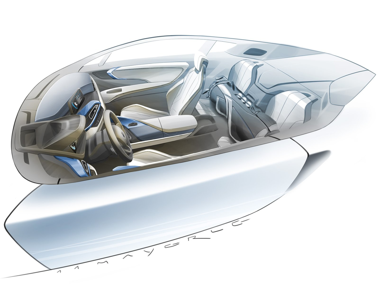 industrial design，Automobile design，bmw，conceptual design，Hand drawn，