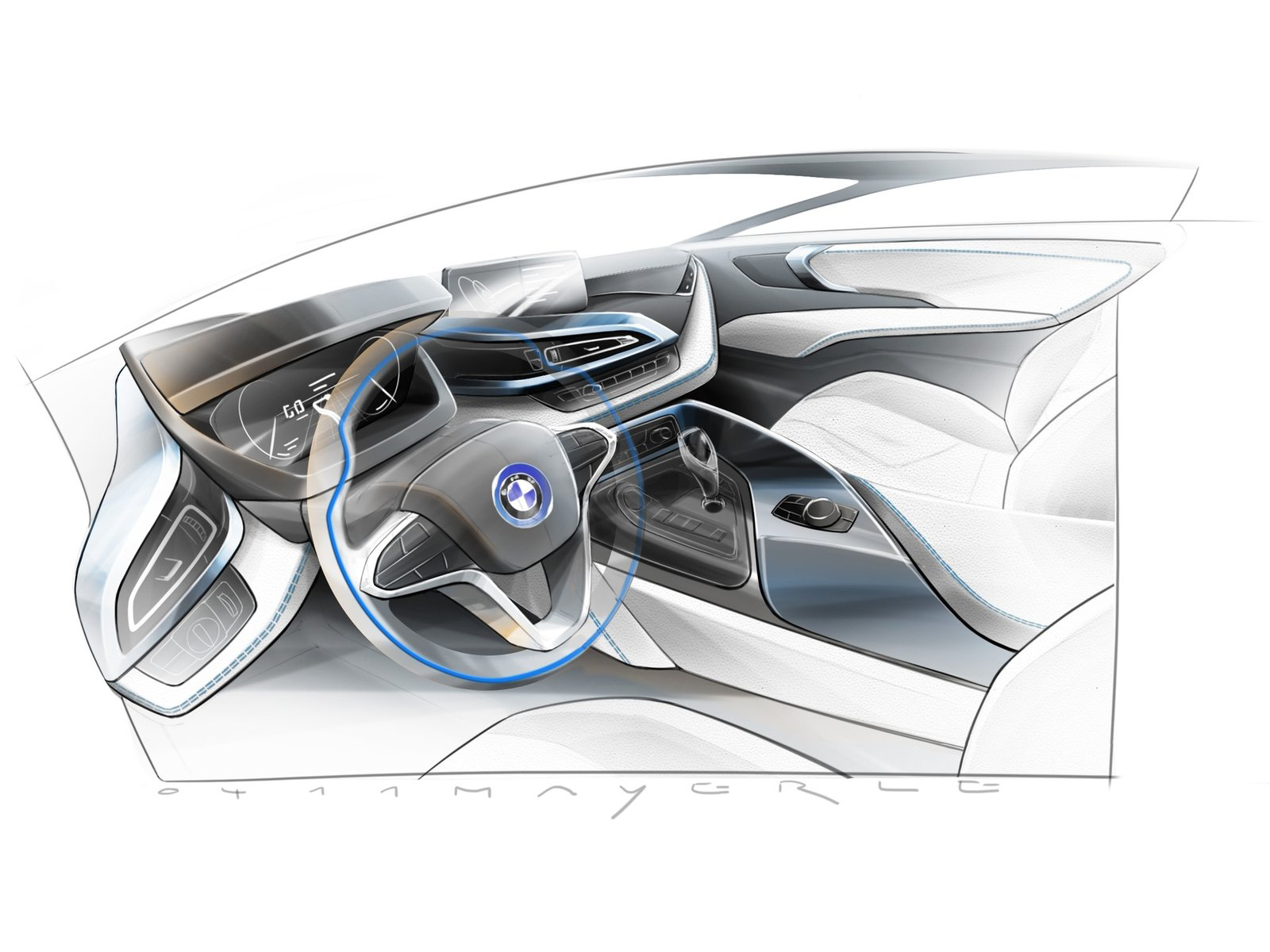 industrial design，Automobile design，bmw，conceptual design，Hand drawn，