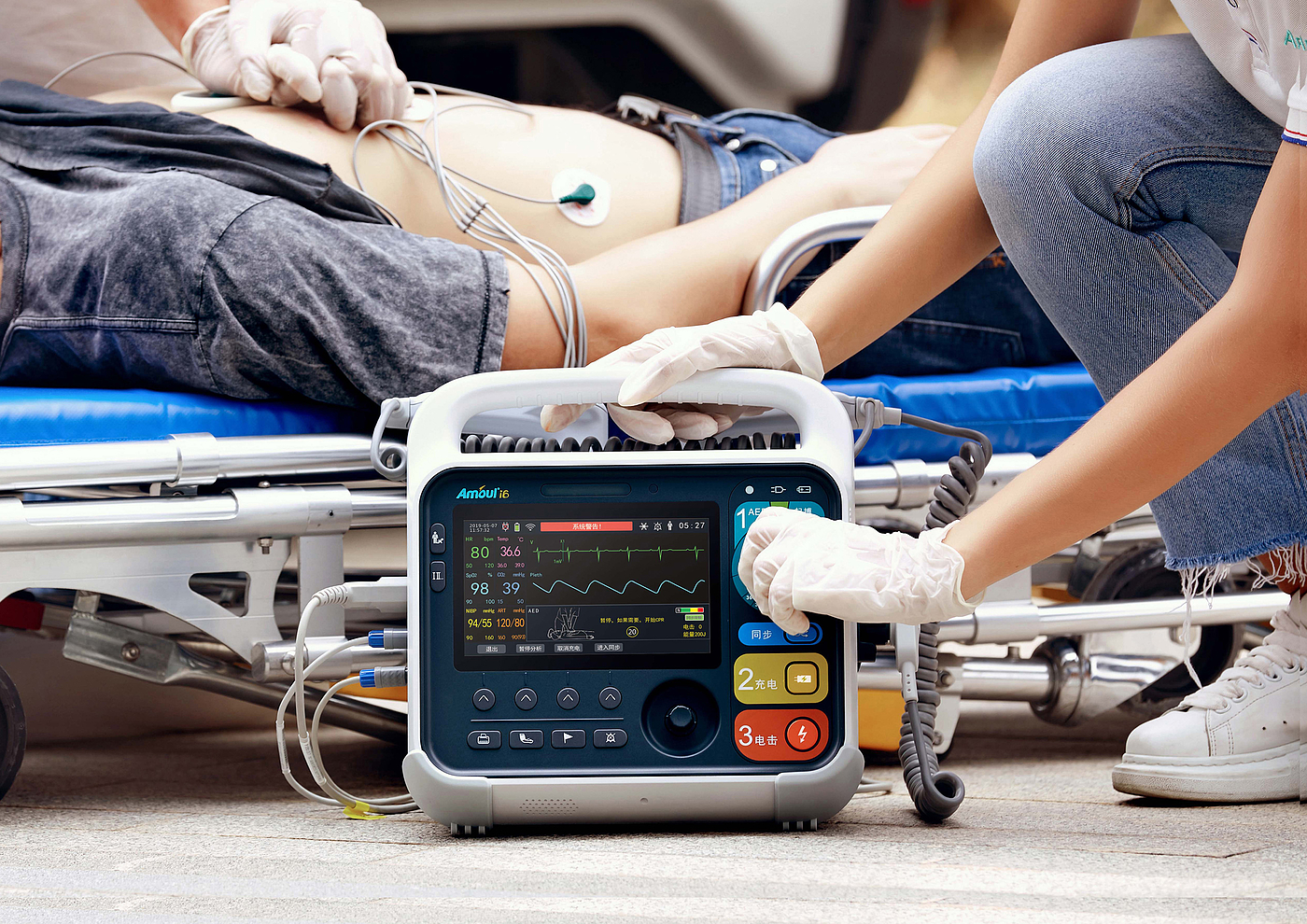 i6/defibrillation monitor，