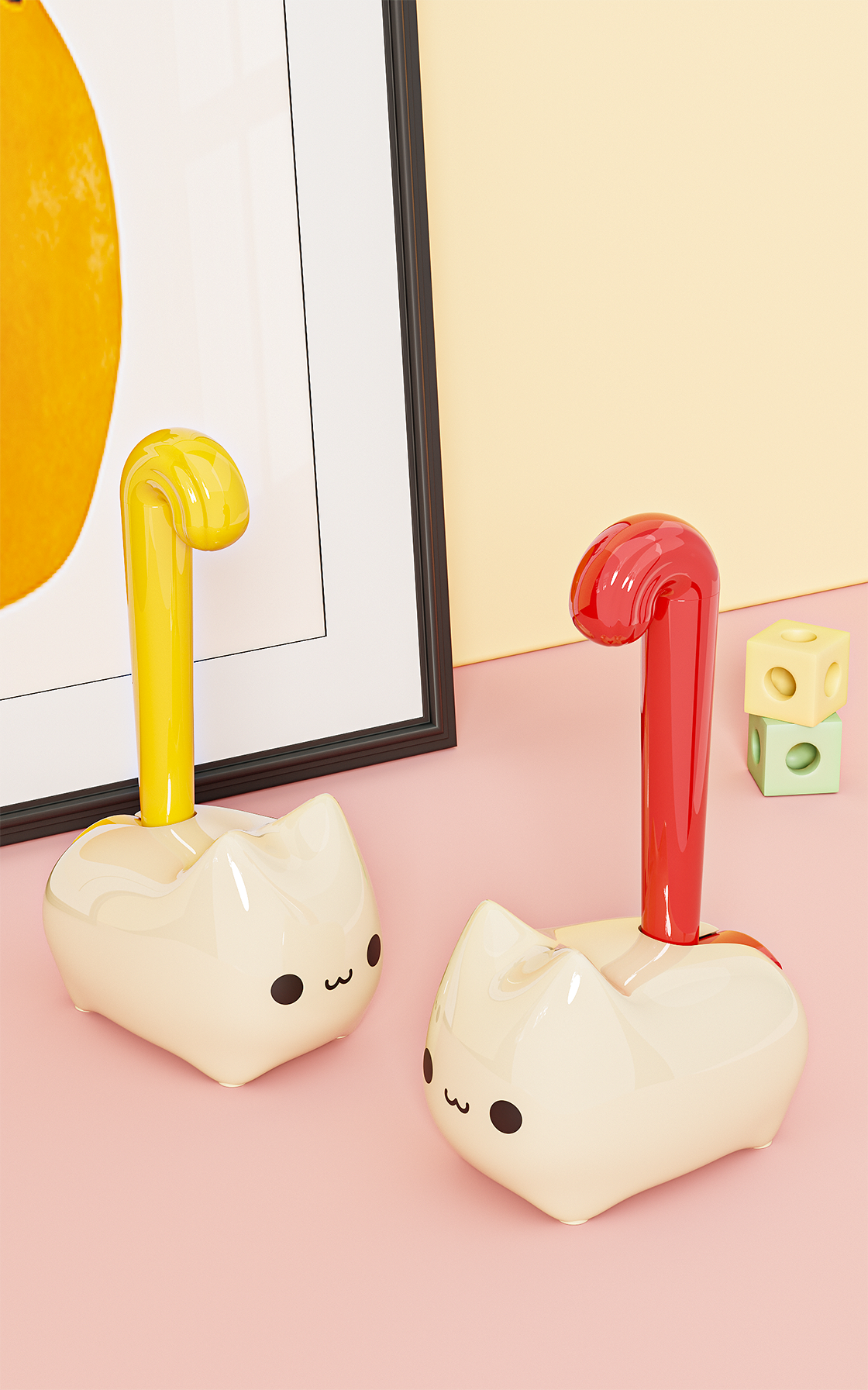 Hair sticking device，