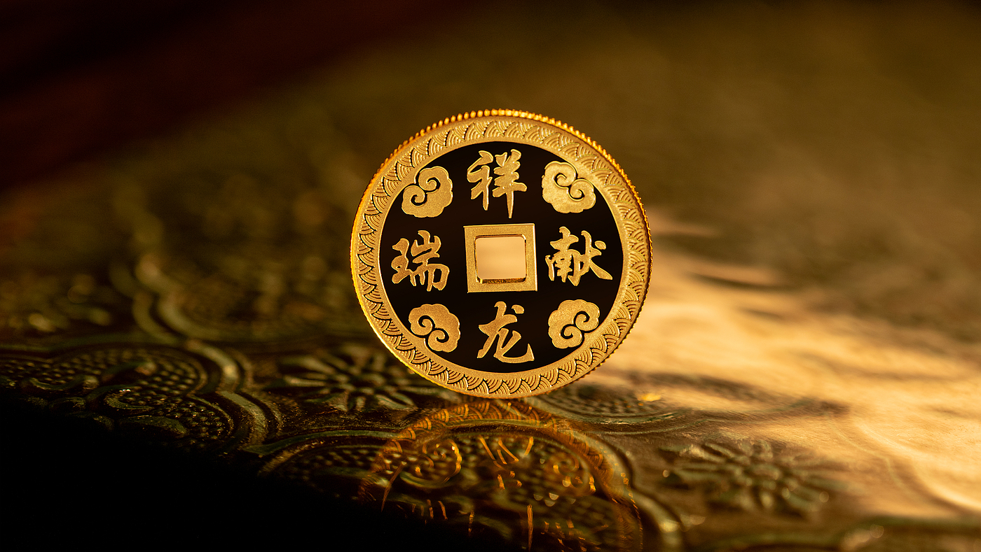 2024，Loong，the Chinese zodiac，New Year，Money，year，Design，