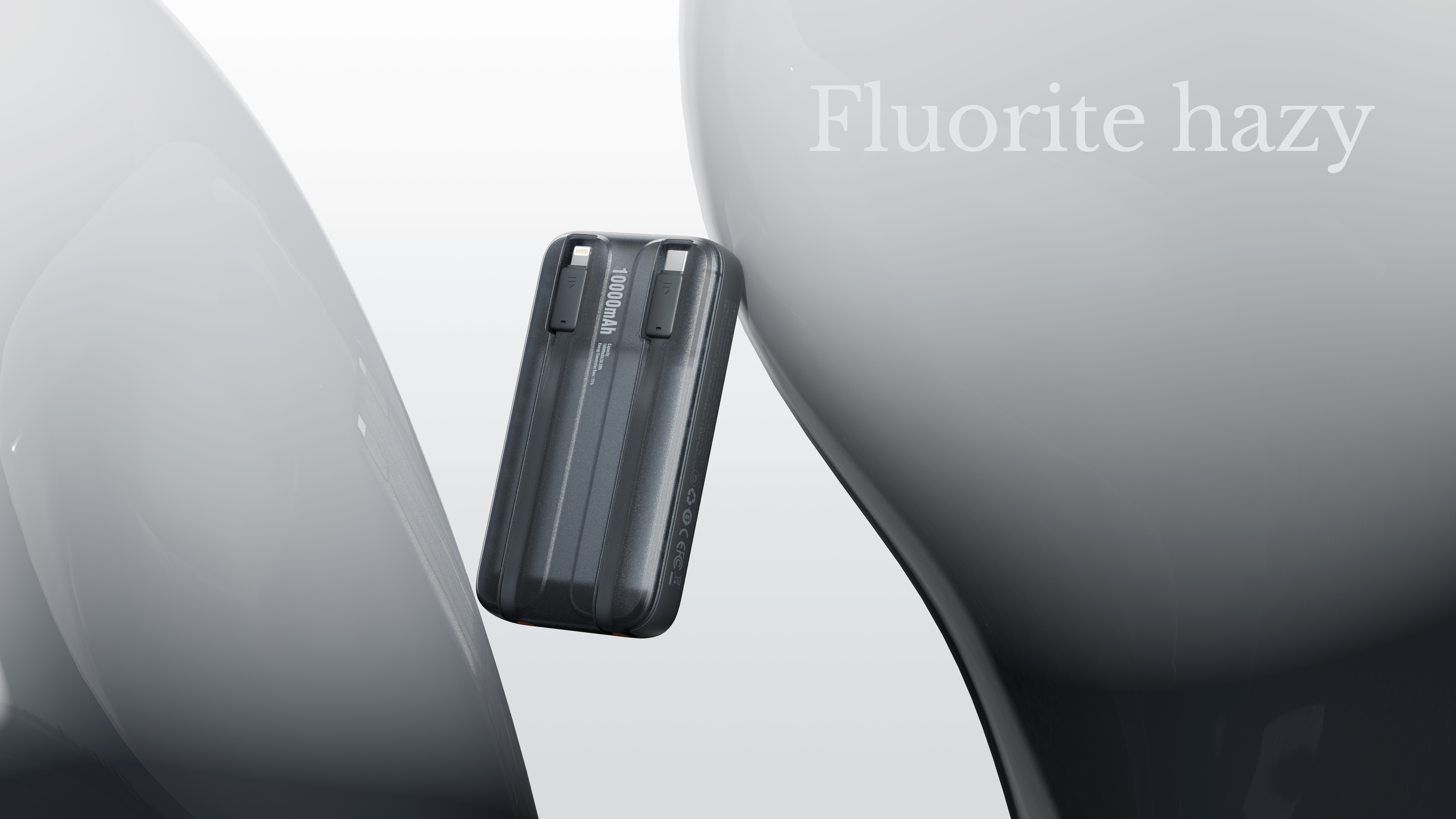 Semi-transparent, hazy, foggy, power supply，