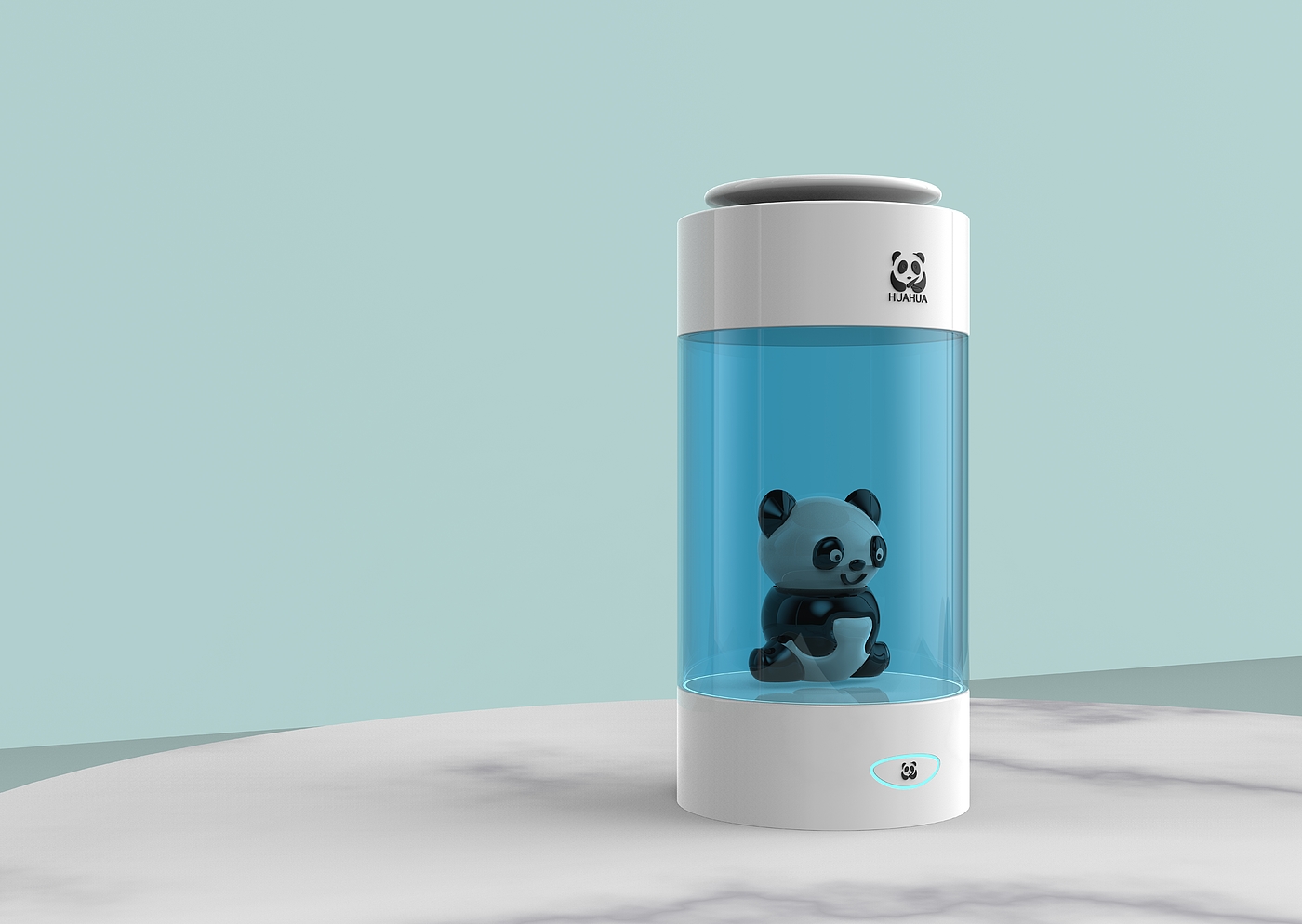 Cultural creation，Aromatherapy machine，Flower Giant Panda，Small household appliances，industrial design，Appearance World，