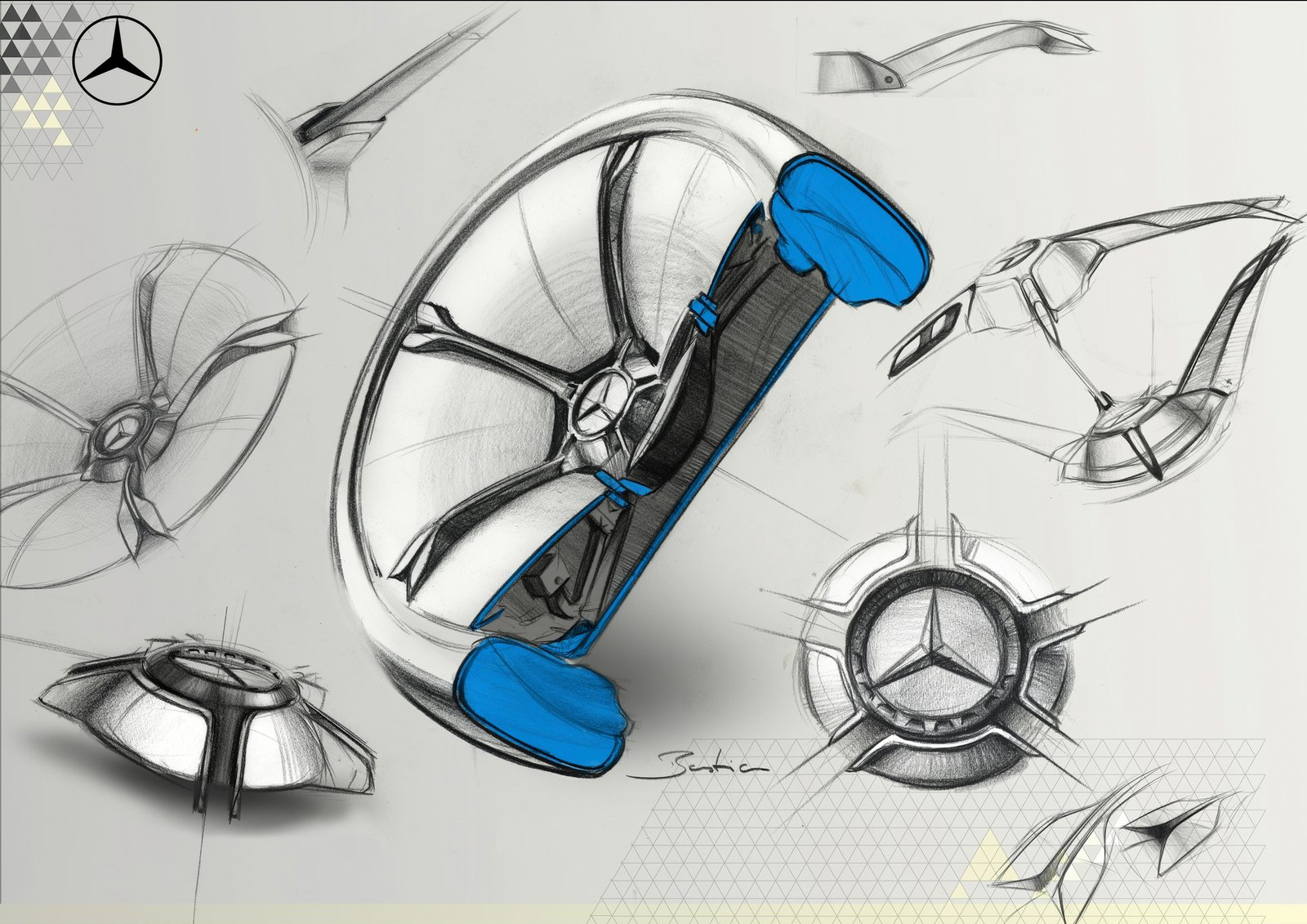 Automobile design，Benz，conceptual design，Aerodynamics，