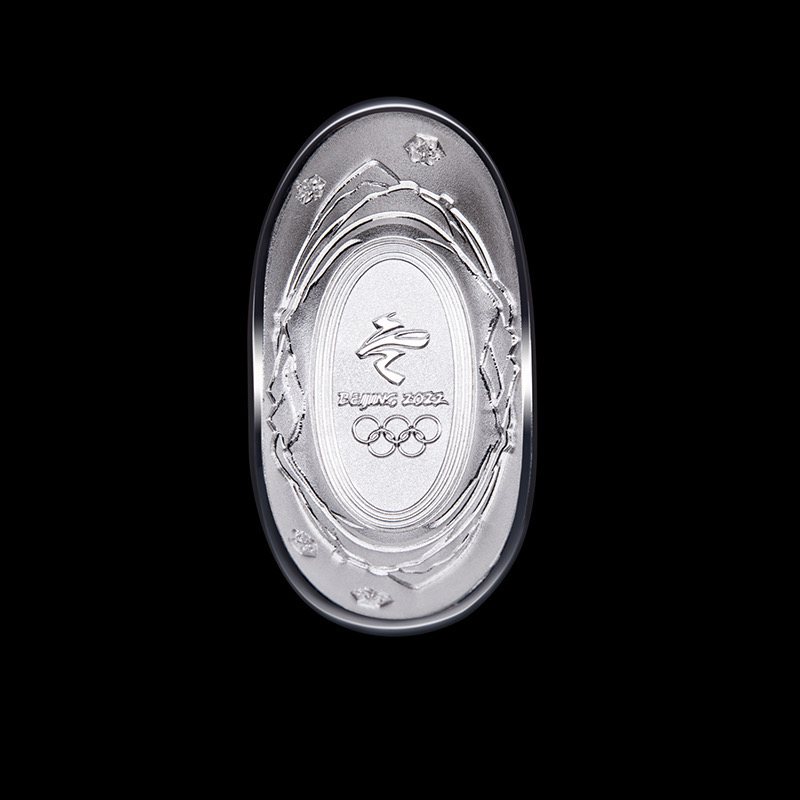 Winter Olympics，Licensed Commodity，Keepsake，gift，Precious Metal Product Design，