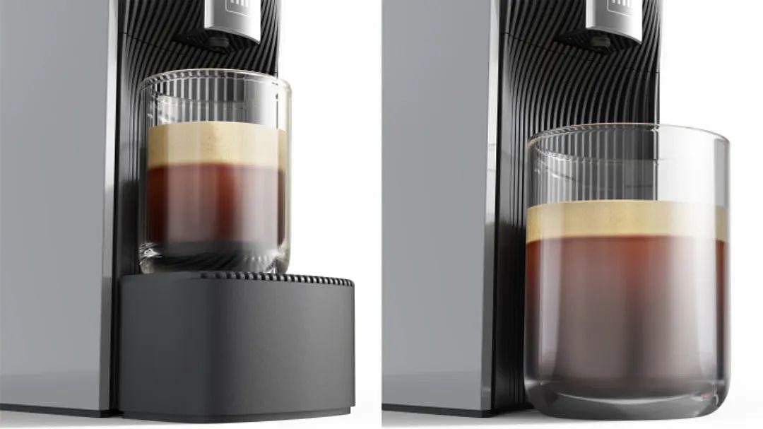 TOALL Convex and Concave Design，Capsule coffee machine，Intelligent design，