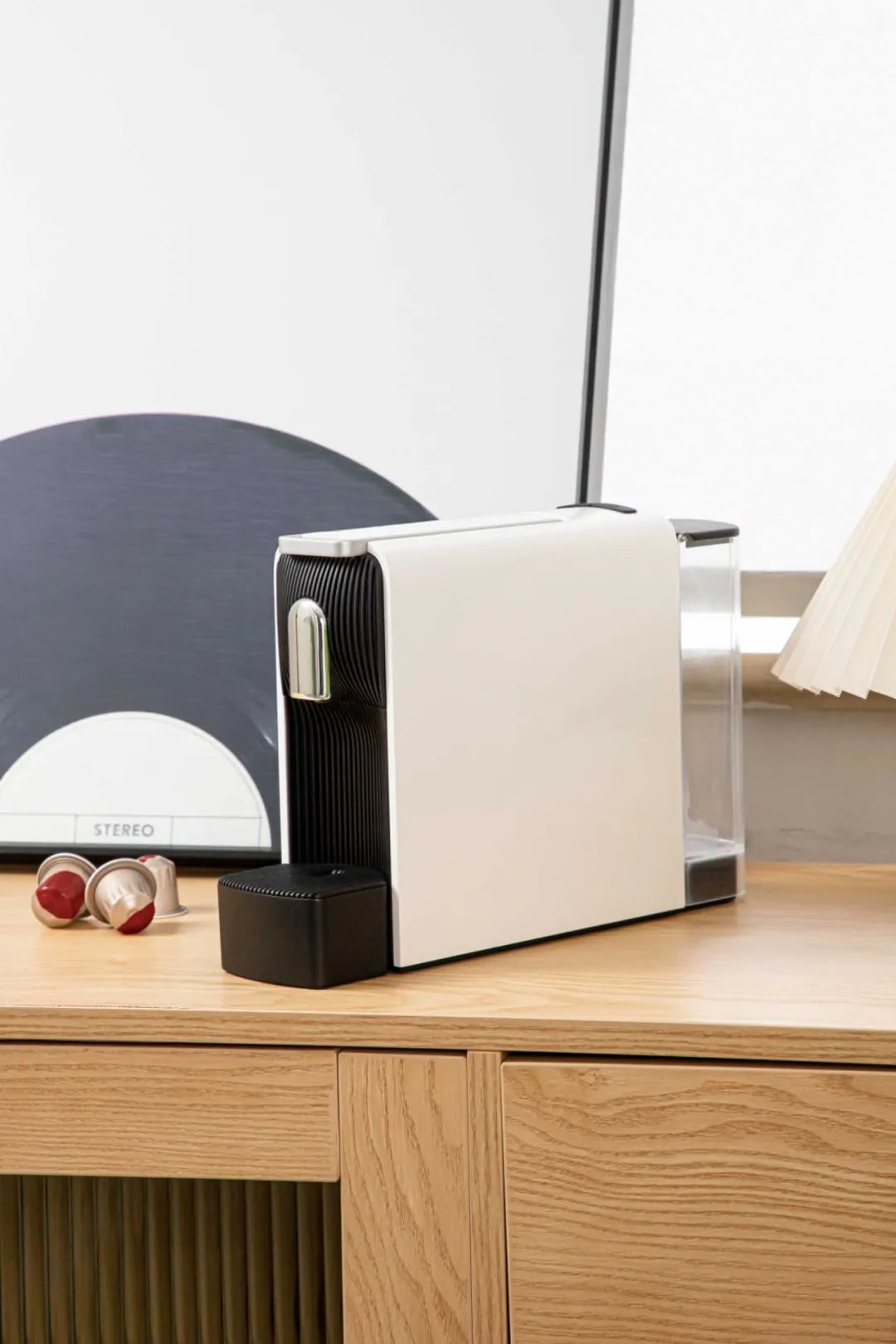 TOALL Convex and Concave Design，Capsule coffee machine，Intelligent design，