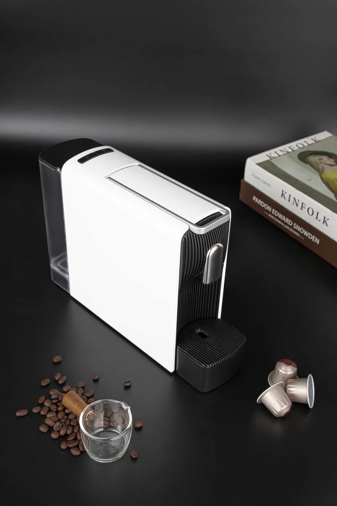 TOALL Convex and Concave Design，Capsule coffee machine，Intelligent design，