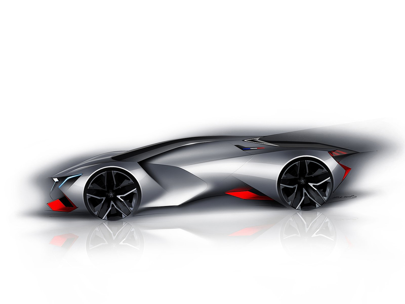 industrial design，Automobile design，sign，Sports car，Hand drawn，