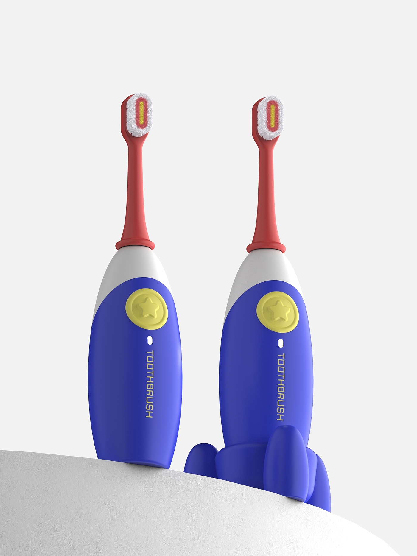 Electric toothbrush，Children's products，industrial design，