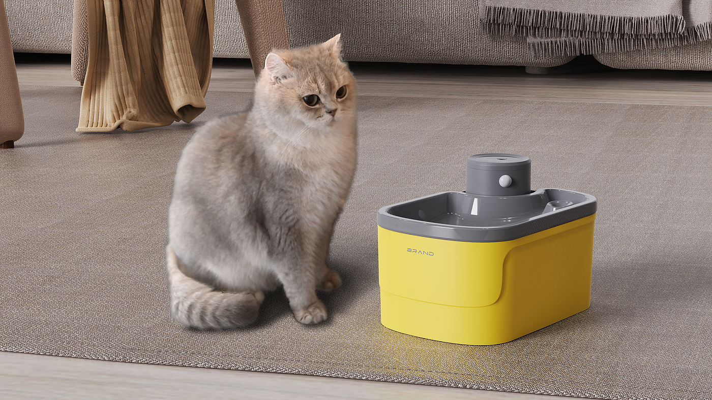 Pet water dispenser，industrial design，product design，