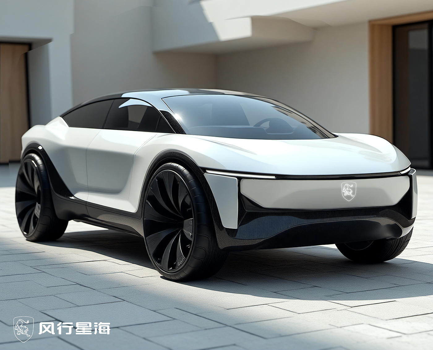 ai，mj，New energy vehicle，Future travel，Concept assumption，Wind Star Sea，