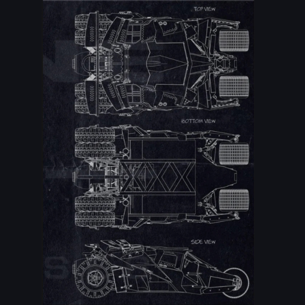 Batmobile，Movie props，Tumbler，carbon fibre，Metal plate，