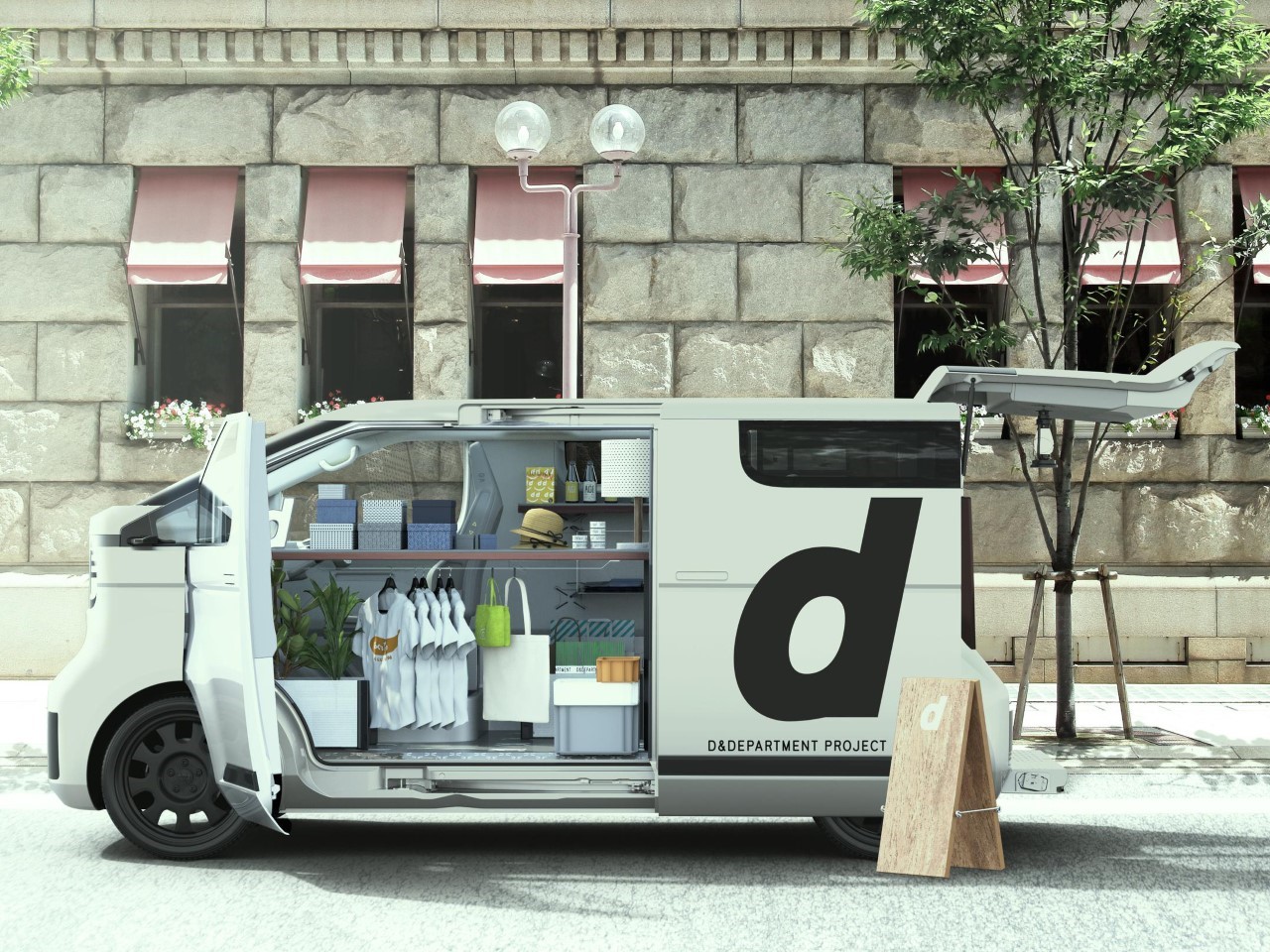 Kayoibako，Miniature Camper，D&Department，Electric vehicle，modularization，