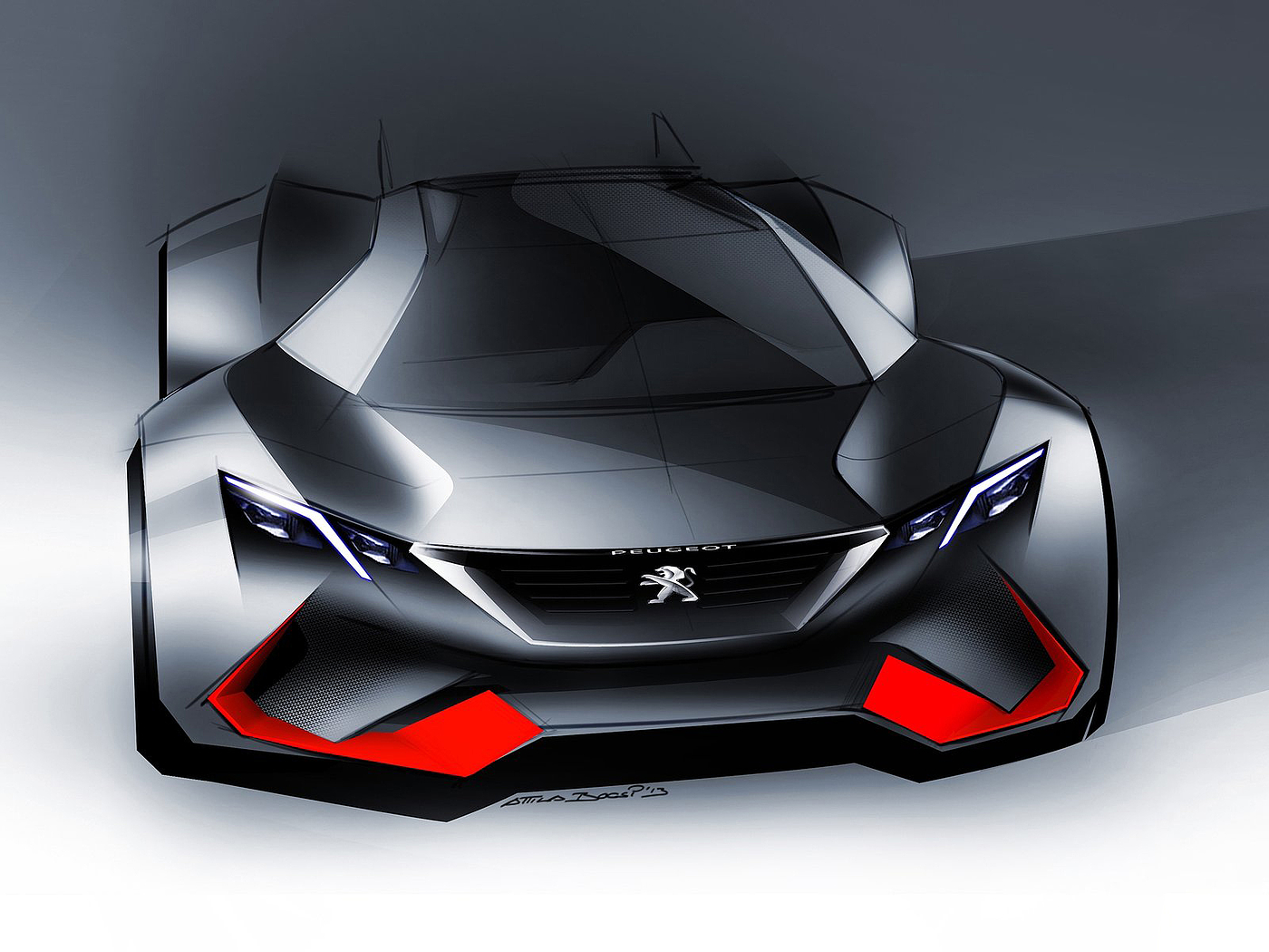 industrial design，Automobile design，sign，Sports car，Hand drawn，