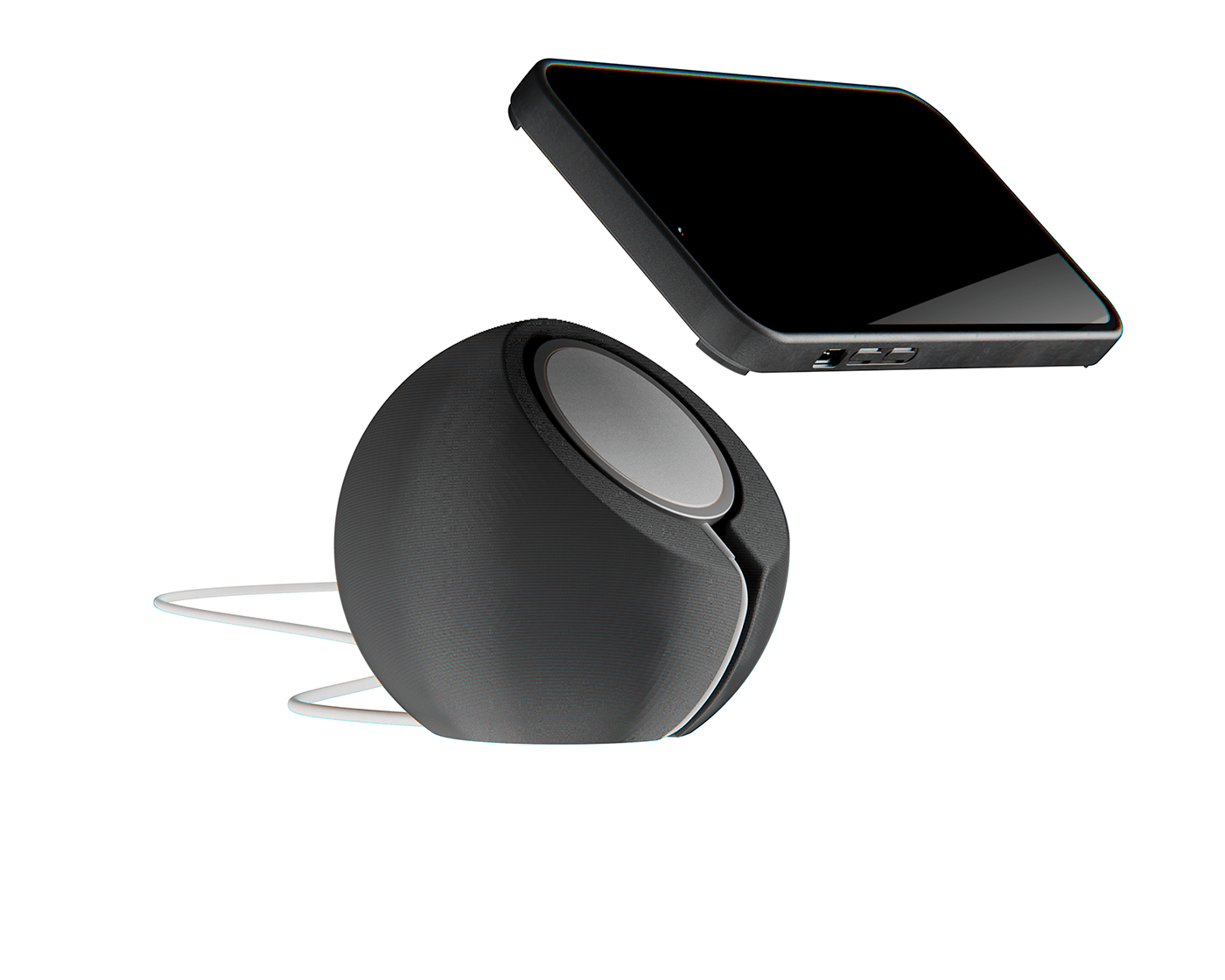 Orb 3D Print，Digital，wireless charger ，3D printing，