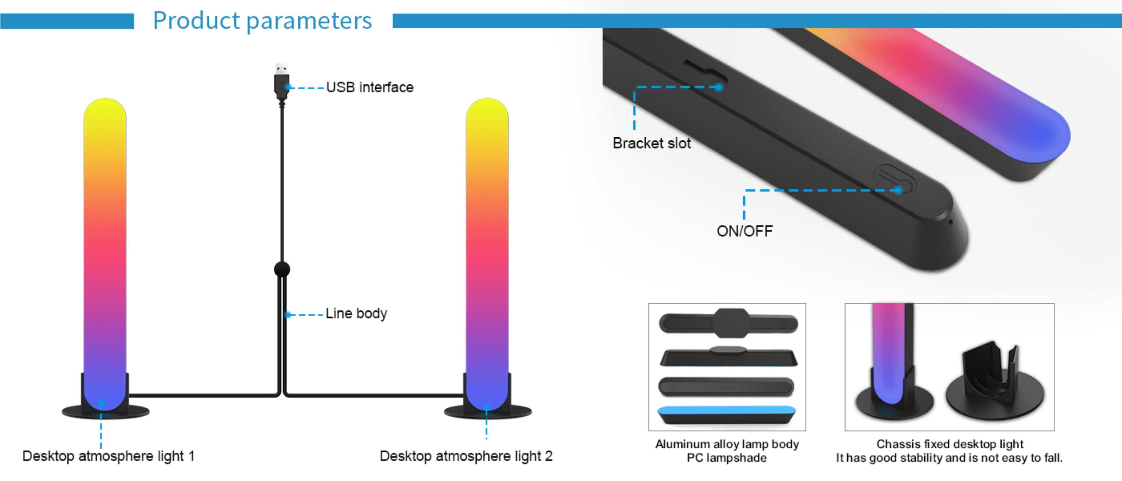 Atmosphere lamp，Desk lamp，Cross-border，Amazon，