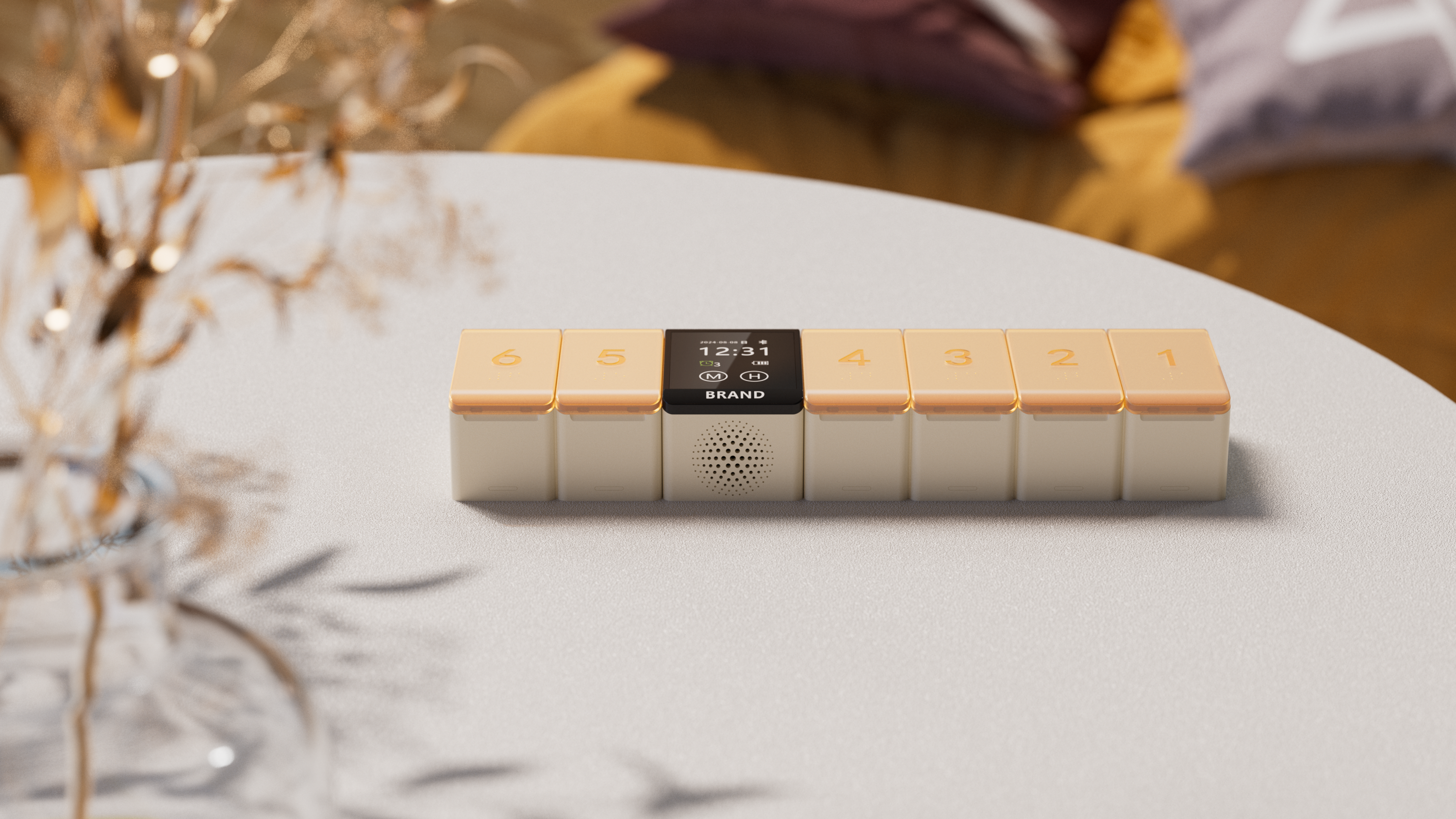 Intelligent medicine box design，Medical product design，Appearance design，Structural design，Electronic development，Prototype of hand board，