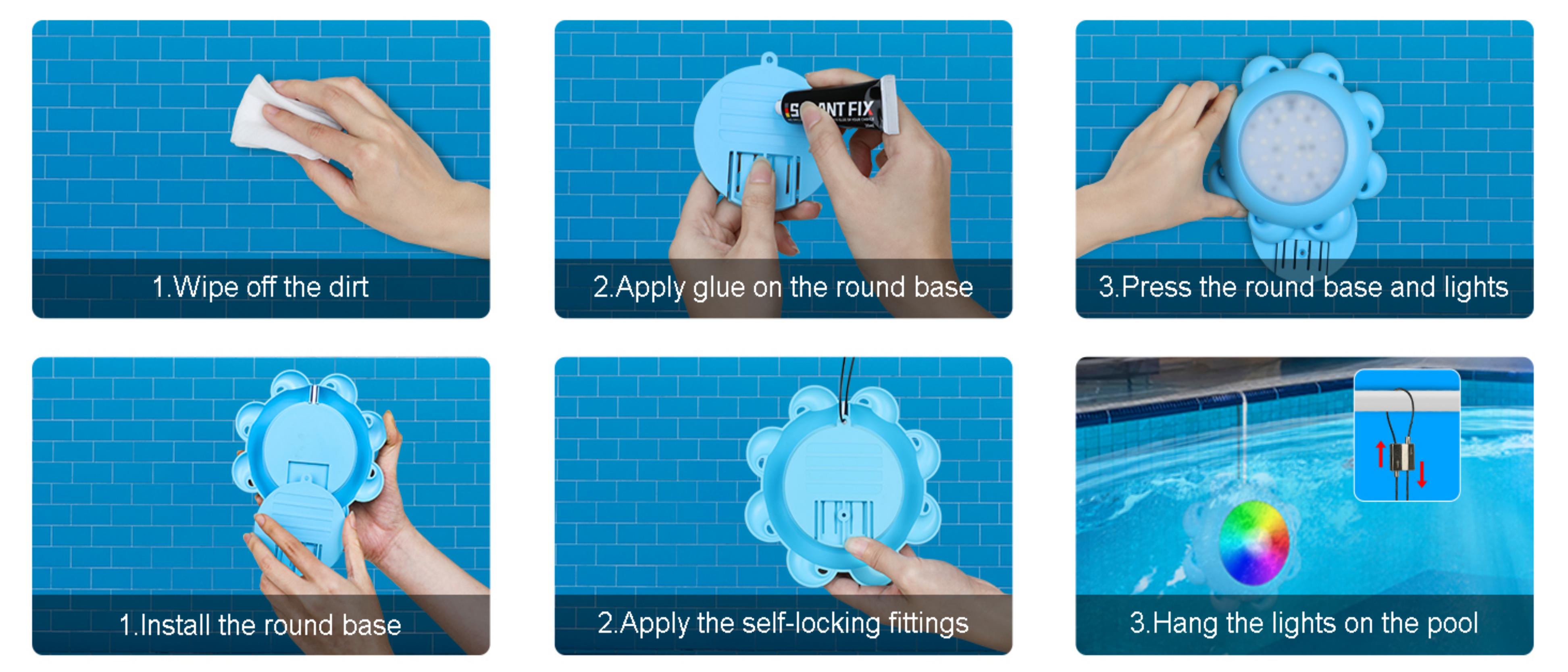 Octopus bluetooth swimming pool light，Swimming pool lamp，Atmosphere lamp，Floor lamp，