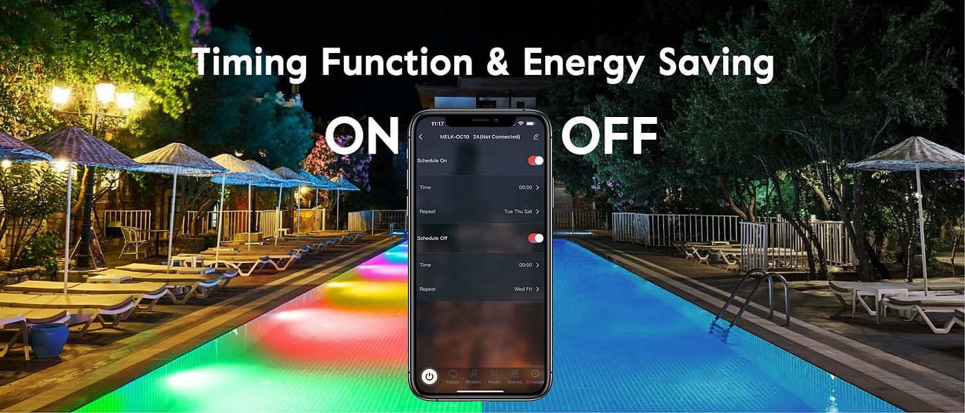 Bluetooth Pool Lights，Swimming pool lamp，Atmosphere lamp，Floor lamp，