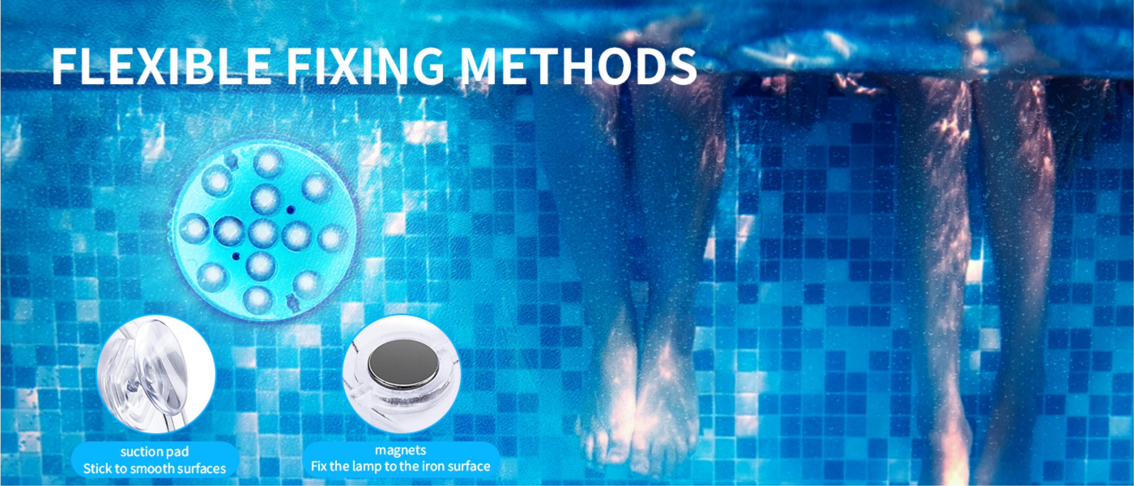 Swimming pool lamp，Atmosphere lamp，Battery swimming pool lamp，Atmosphere sense，Waterproof swimming pool lamp，Explosive，Amazon，