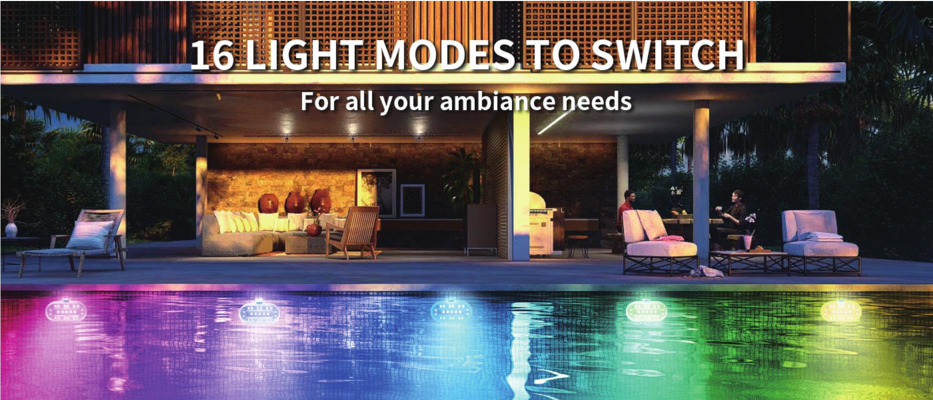 Atmosphere lamp，Swimming pool lamp，