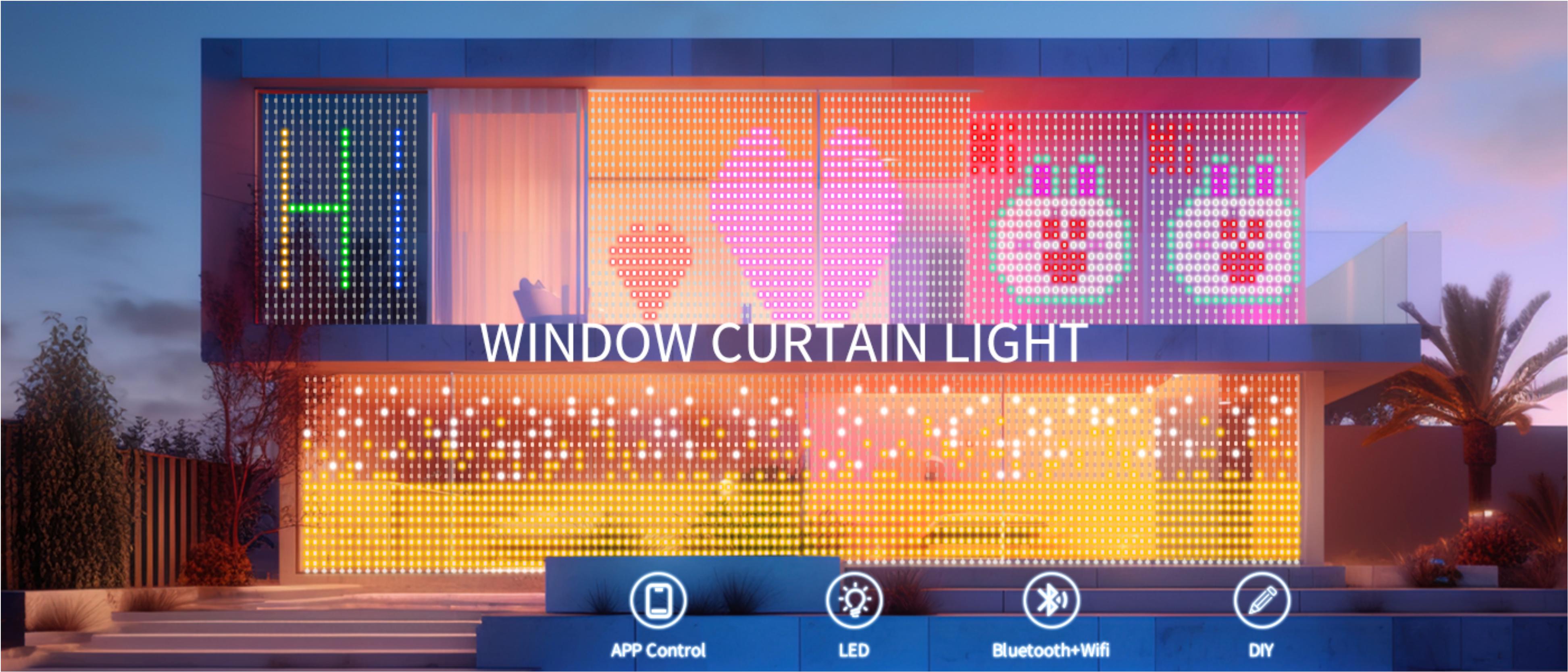 Decorative lamp，Curtain lamp，Floor lamp，Atmosphere lamp，