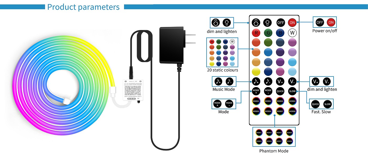 DIY light strip，Eaves lamp，Lamp string，